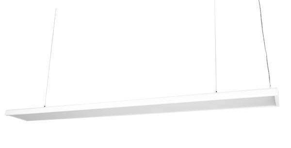 DieFra LED-Pendelleuchte Sky 28/40W 120cm 2600-4000lm IP20 weiß