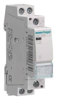Hager InstallationsschÃ¼tz 25A ESC225 ** 2SchlieÃŸer 230V Install.Baumaterial ZÃ¤hlerschr./Verteilg