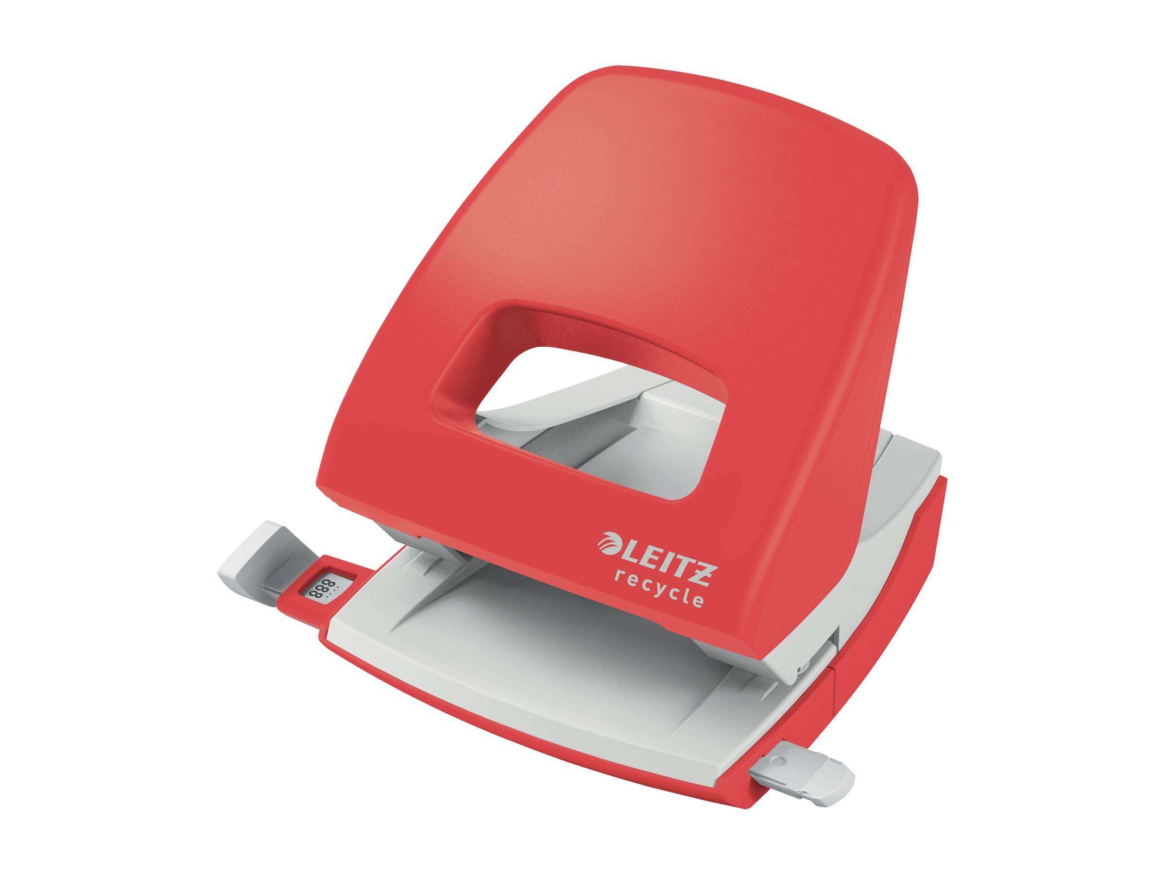 LEITZ Locher NeXXt Recycle, Stanzleistung: 30 Blatt, rot