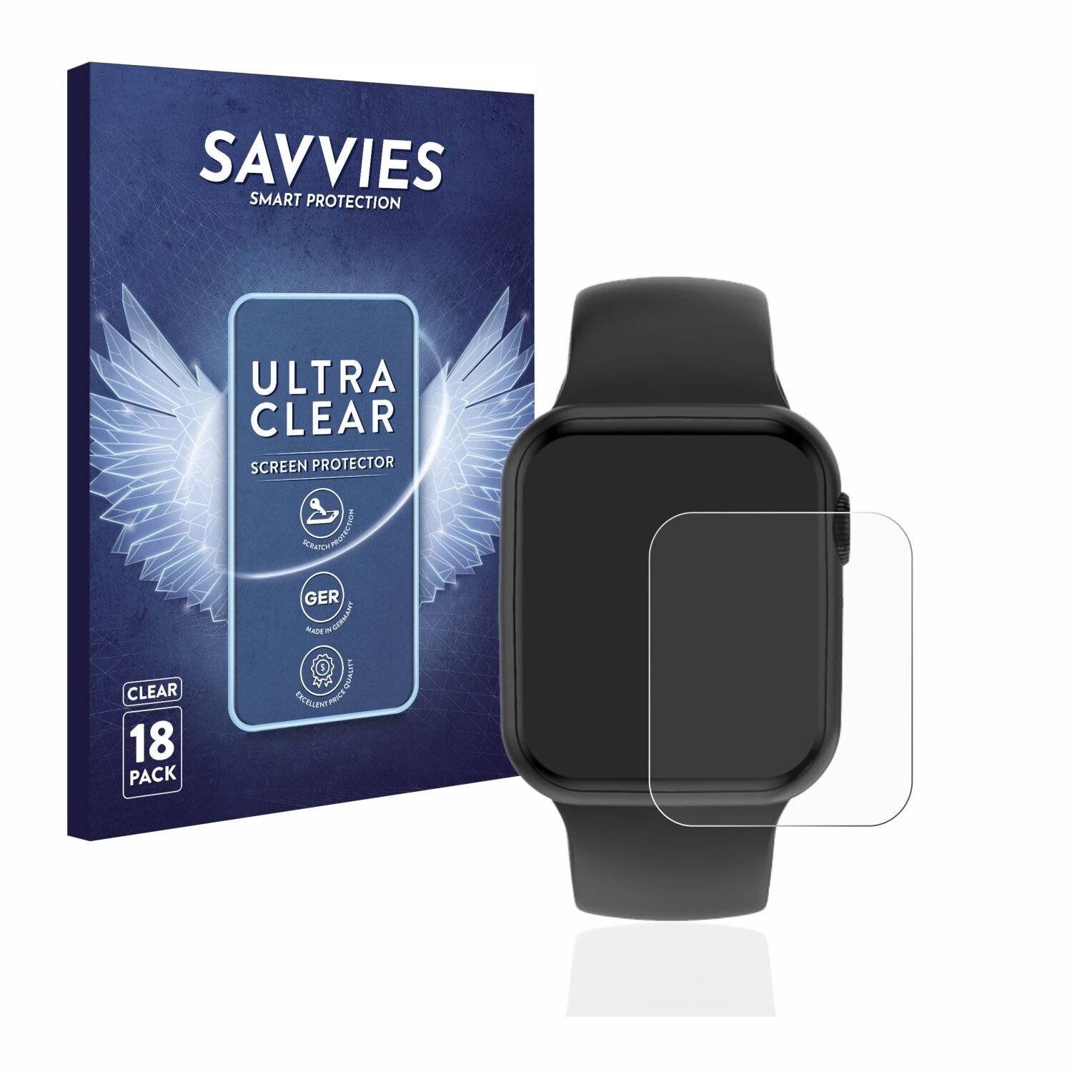 18x Savvies SU75 Displayschutzfolie für Vieta Pro #Focus