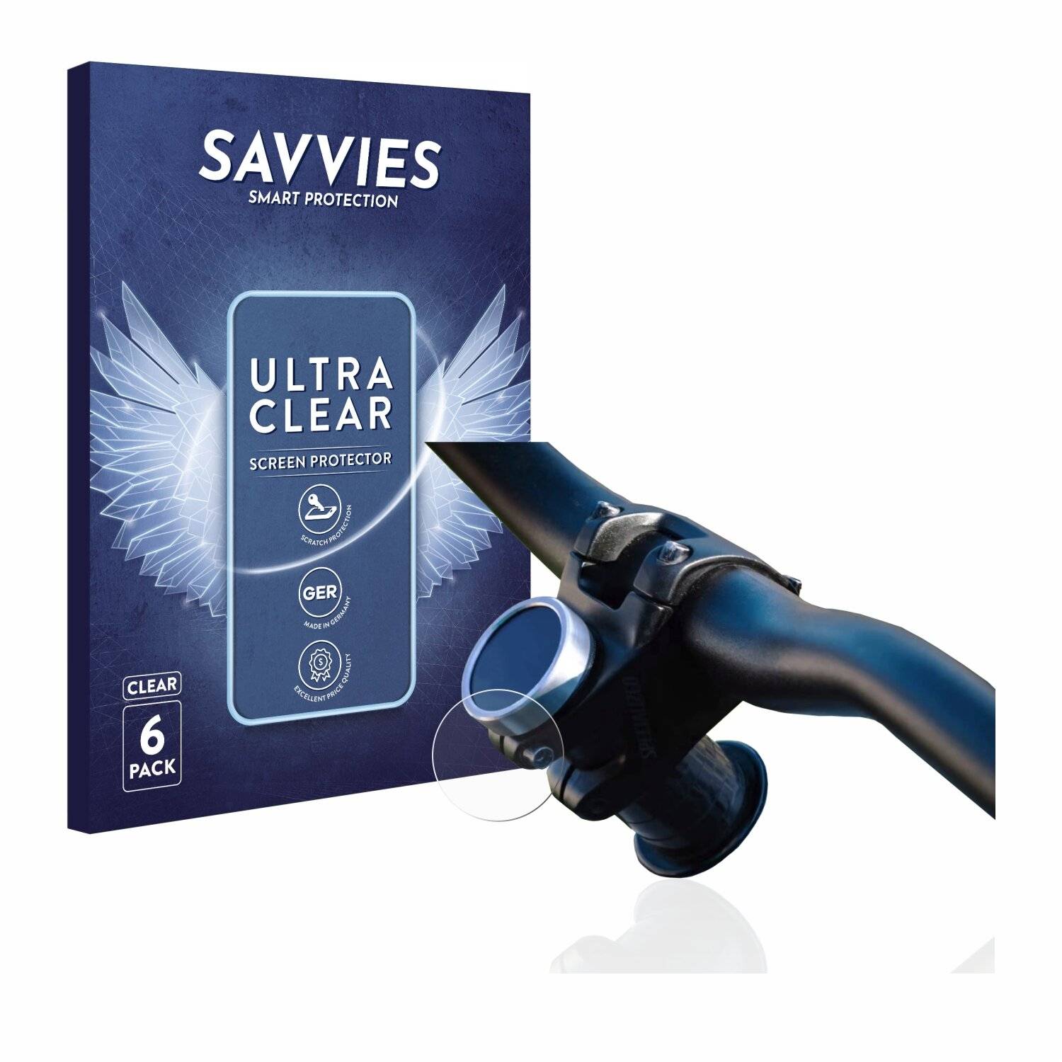 6x Savvies SU75 Displayschutzfolie für Core