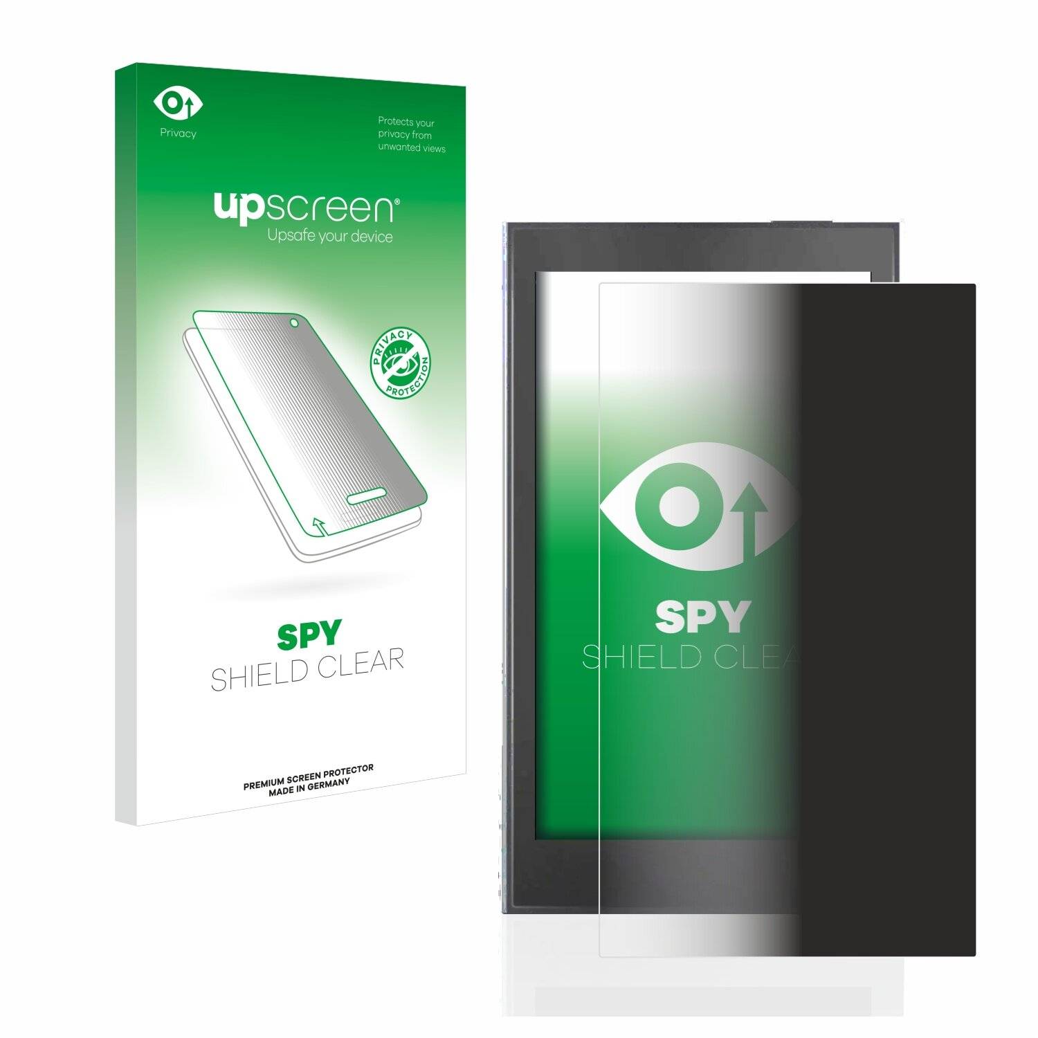 upscreen Spy Shield Clear Premium Blickschutzfolie für Keystone Essentials crypto