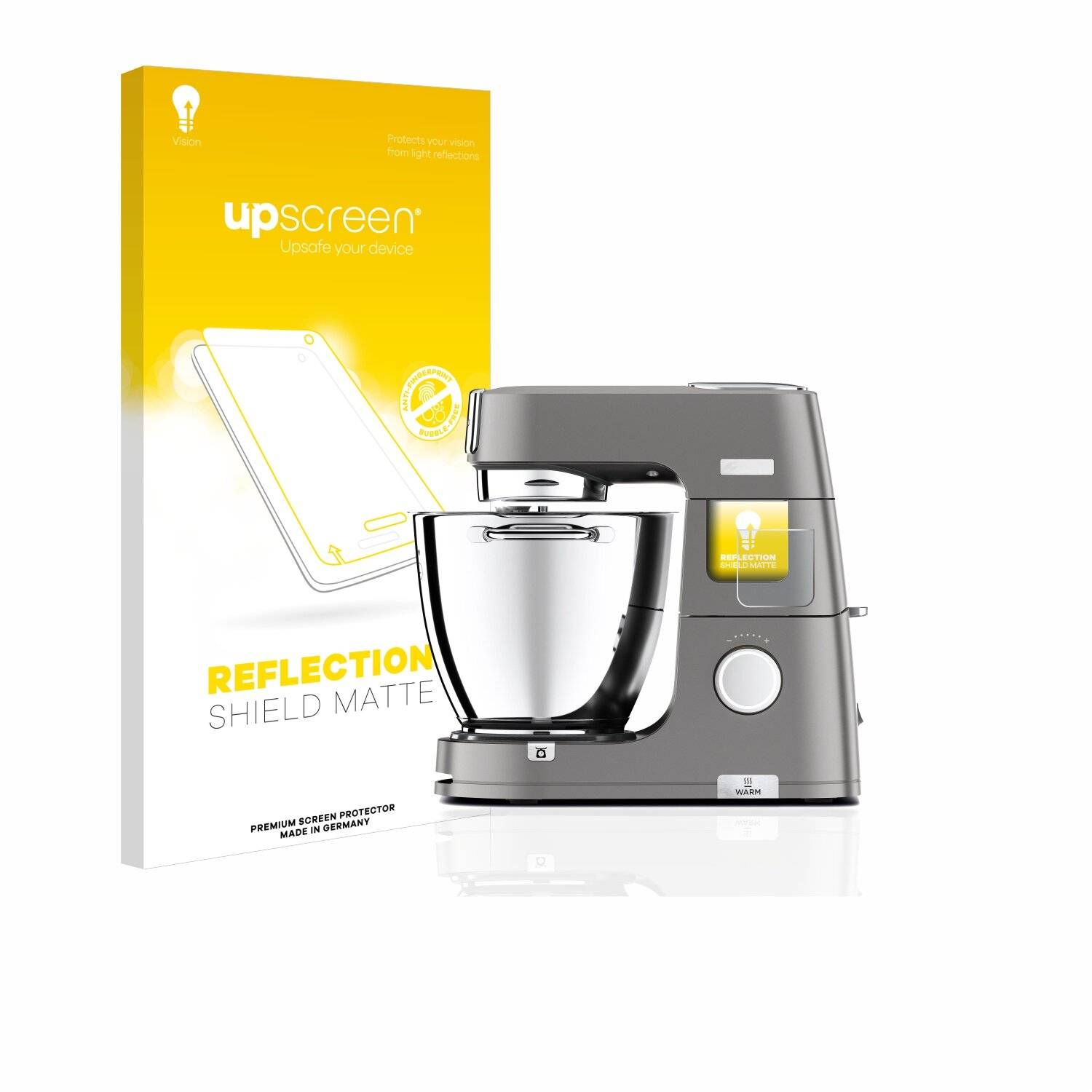 upscreen Reflection Shield Matte Premium Displayschutzfolie für Kenwood Titanium Chef