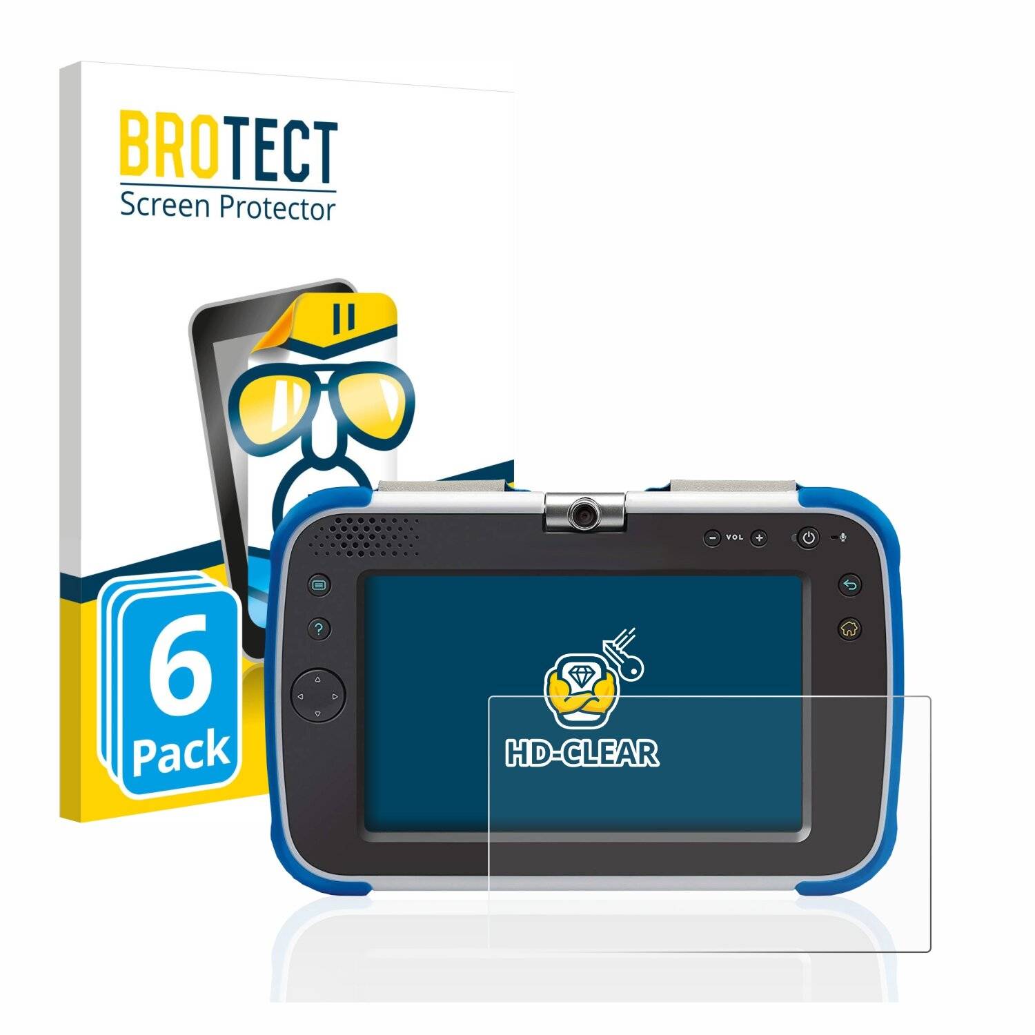 6x BROTECT HD-Clear Displayschutzfolie für Vtech Storio Max XL