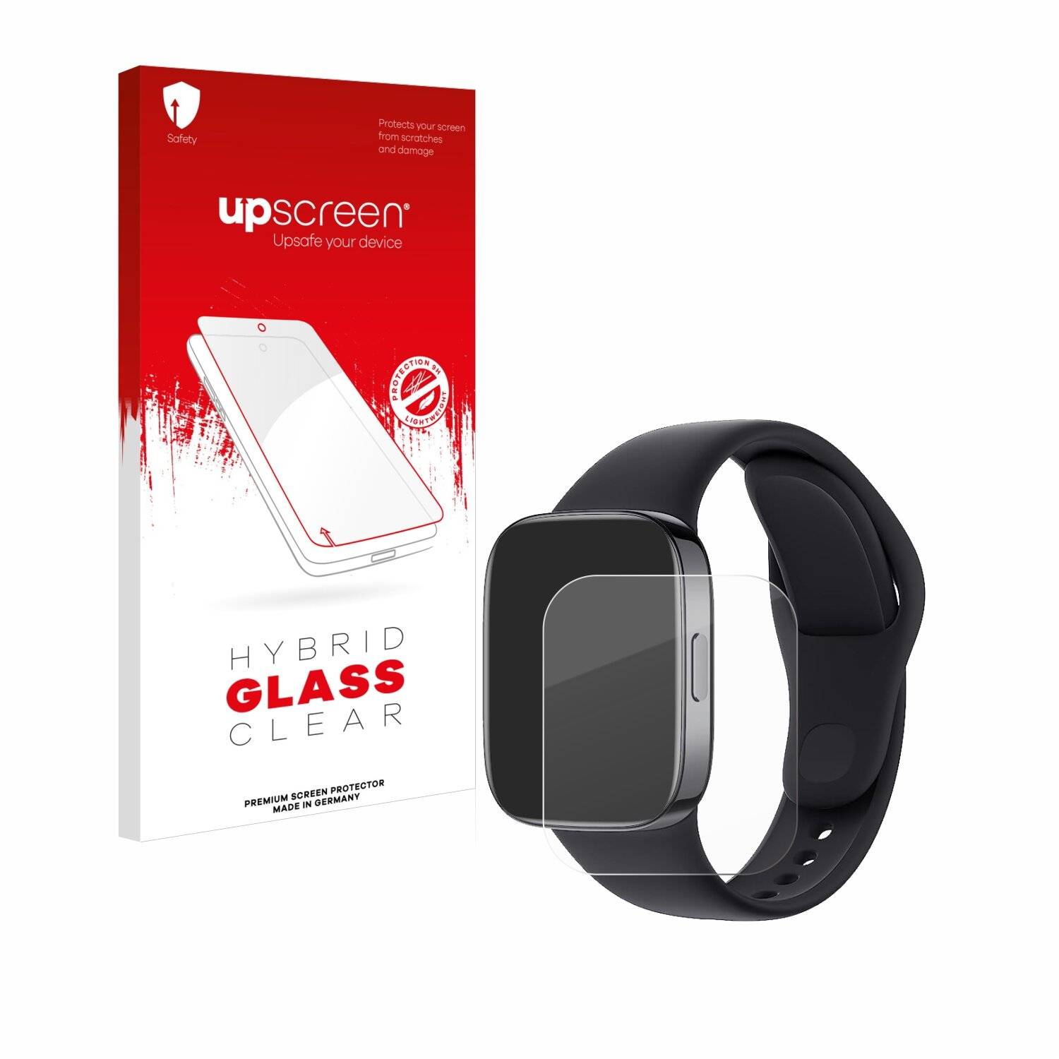 upscreen Hybrid Glass Clear Premium Schutzglas Folie für Xiaomi Redmi Watch