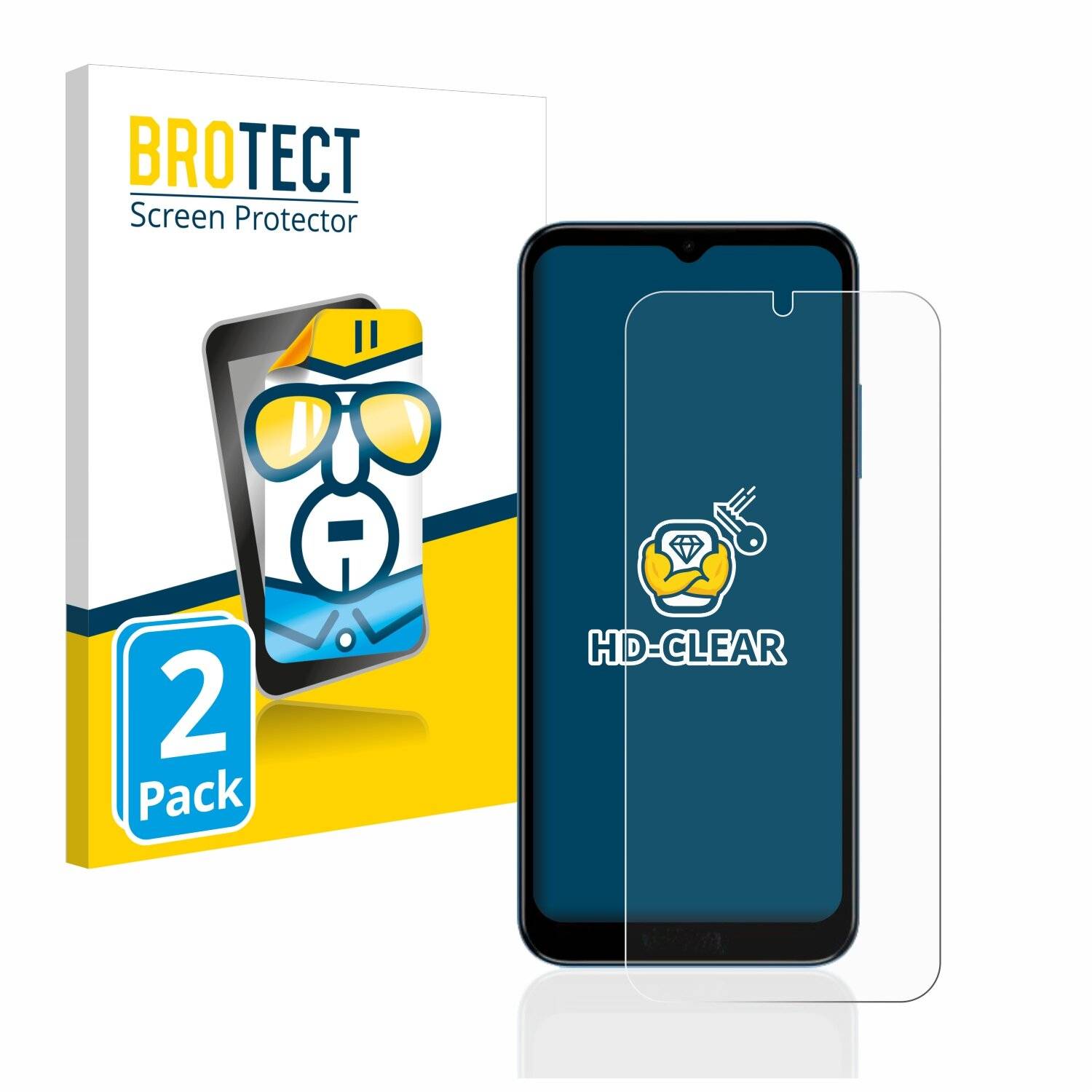 2x BROTECT HD-Clear Displayschutzfolie für Nokia