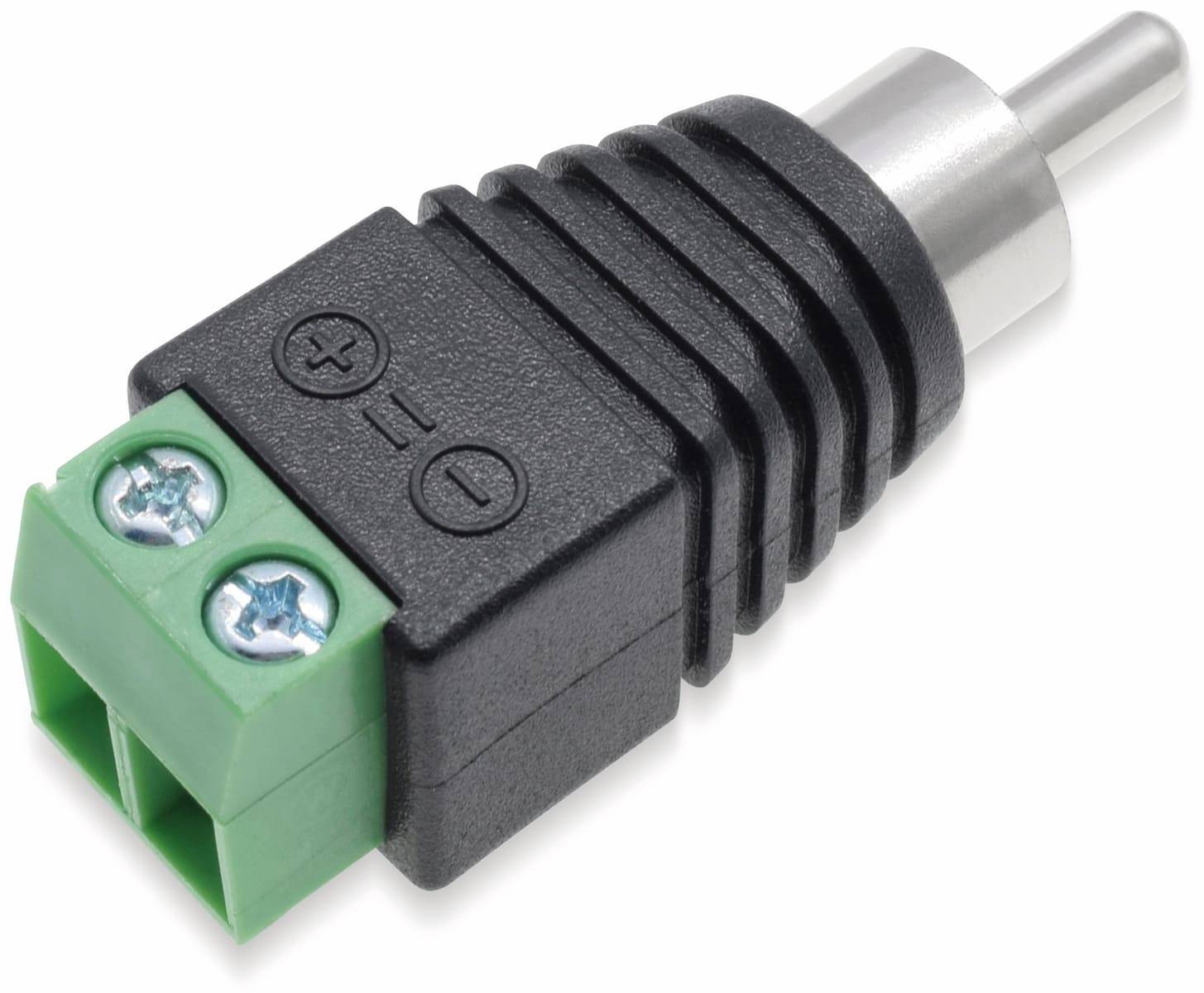 Steckverbinder, Cinch, Schraubanschluss, Stecker