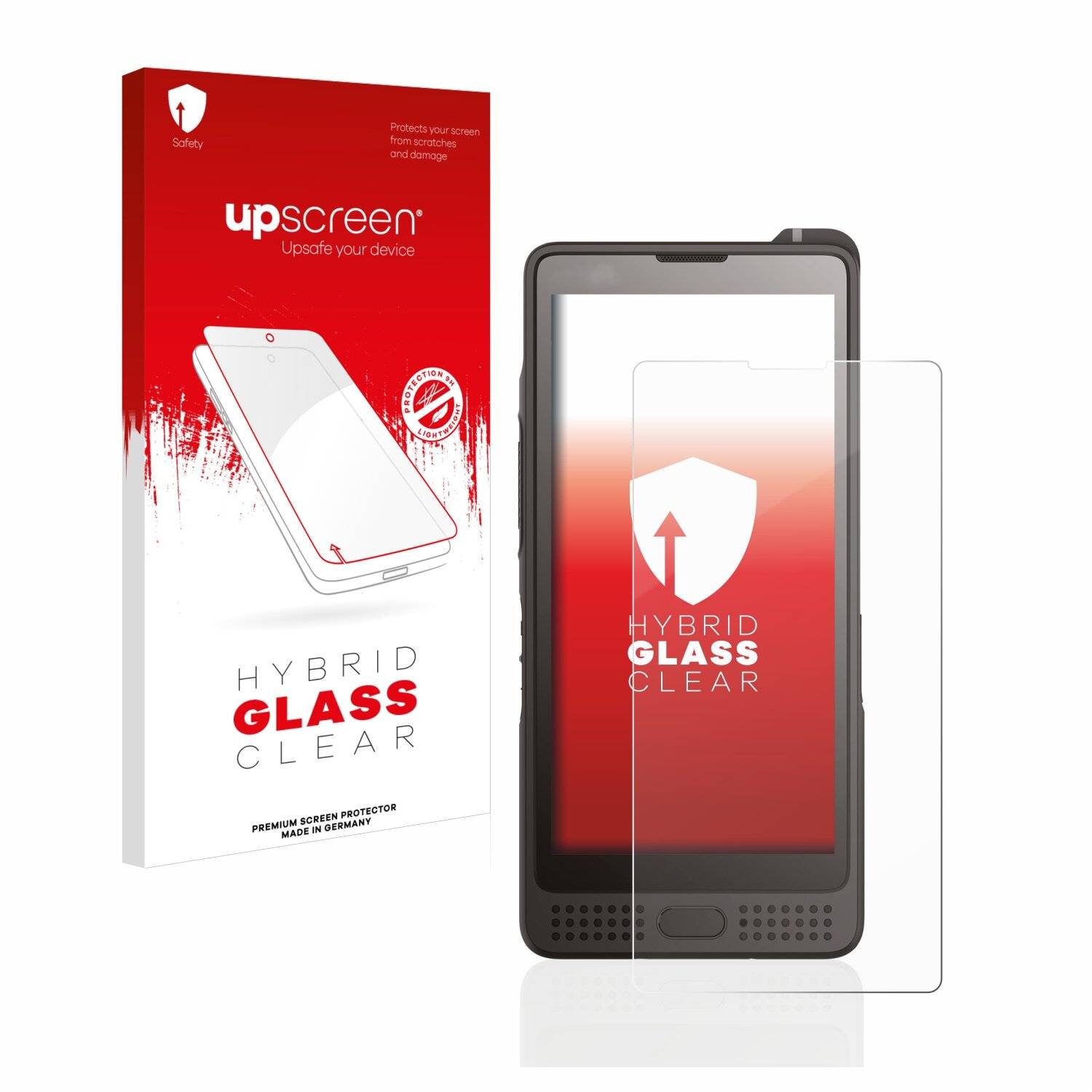 upscreen Hybrid Glass Clear Premium Schutzglas Folie für Sonim