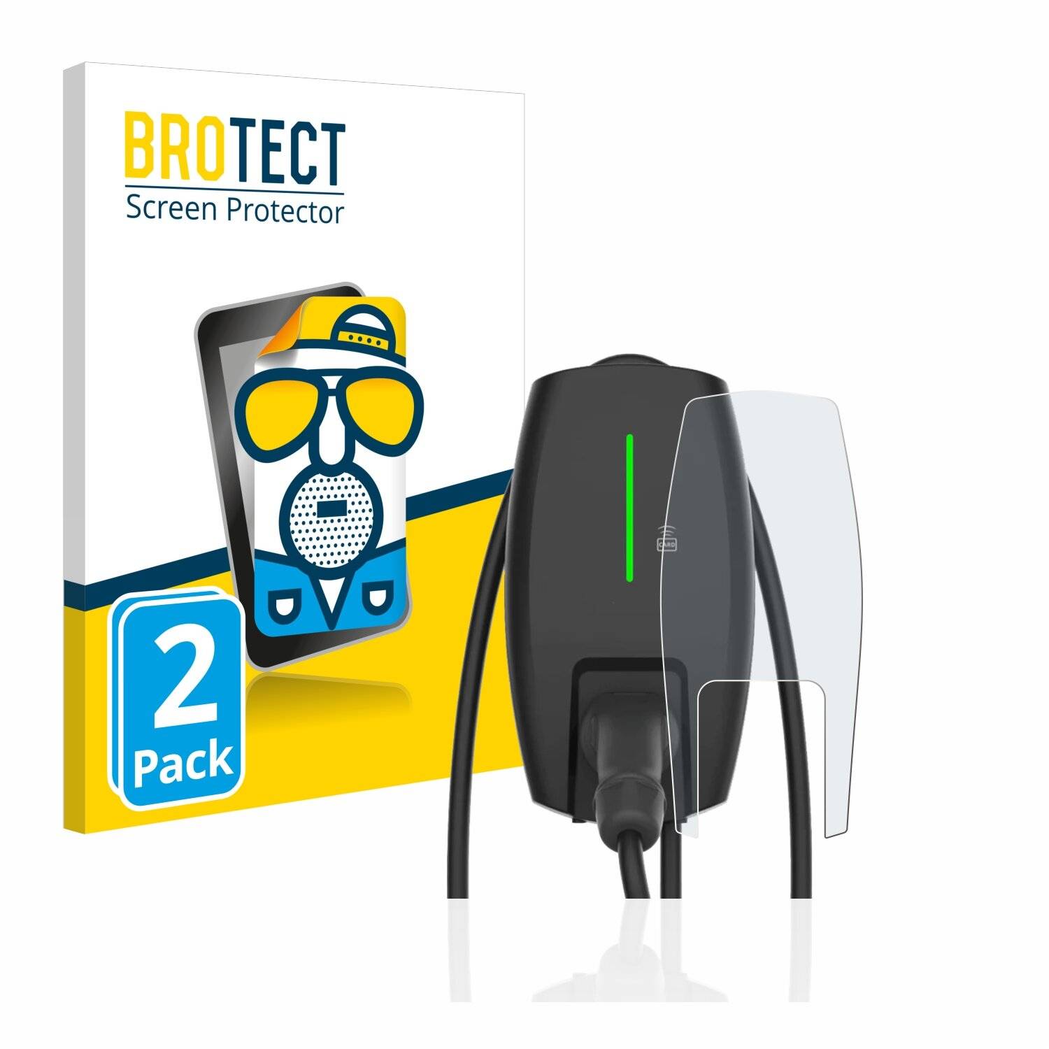 2x BROTECT Matte Displayschutzfolie für Autoaid Intelligent Wallbox 11 kW - Entspiegelt,