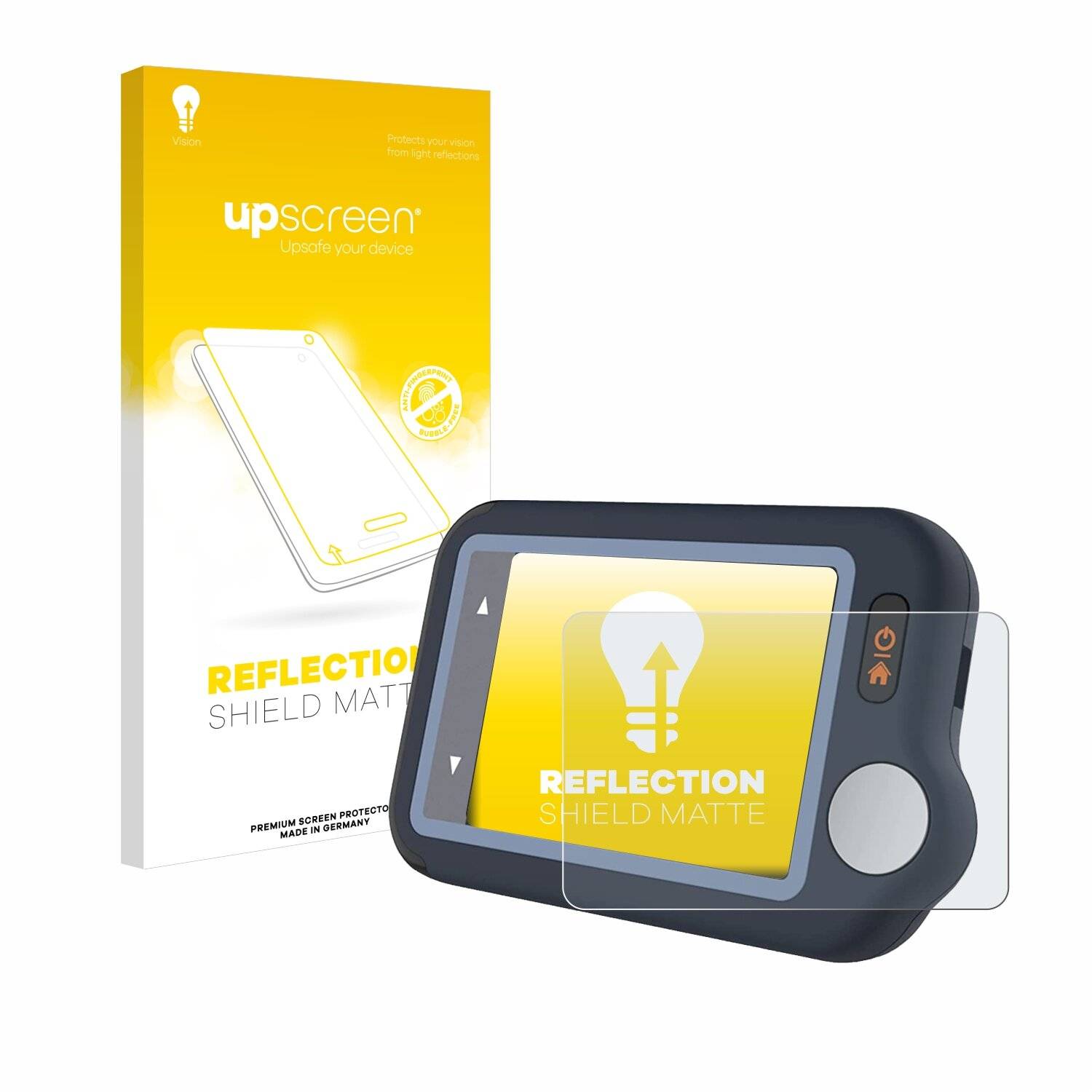 upscreen Reflection Shield Matte Premium Displayschutzfolie für Wellue Pulsebit EX