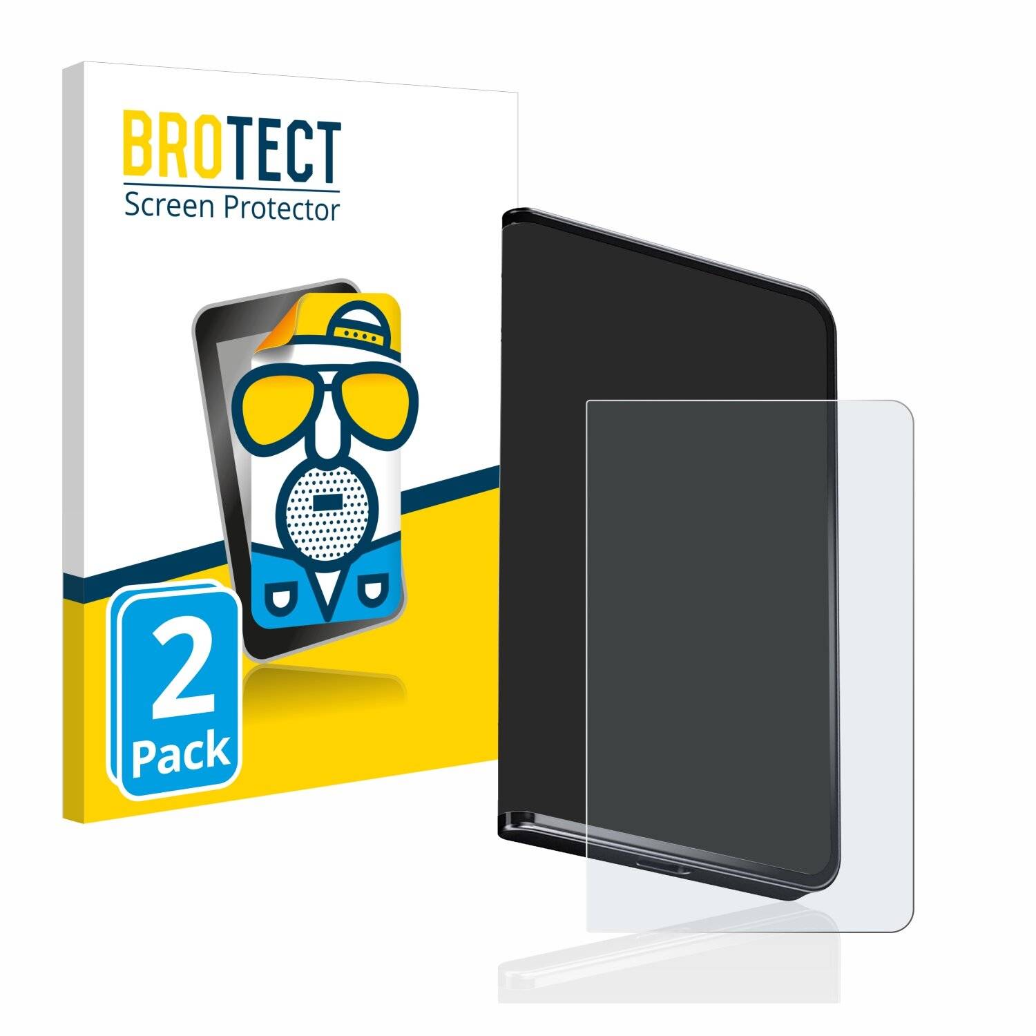 2x BROTECT Matte Displayschutzfolie für Ledger Stax crypto wallet - Entspiegelt,