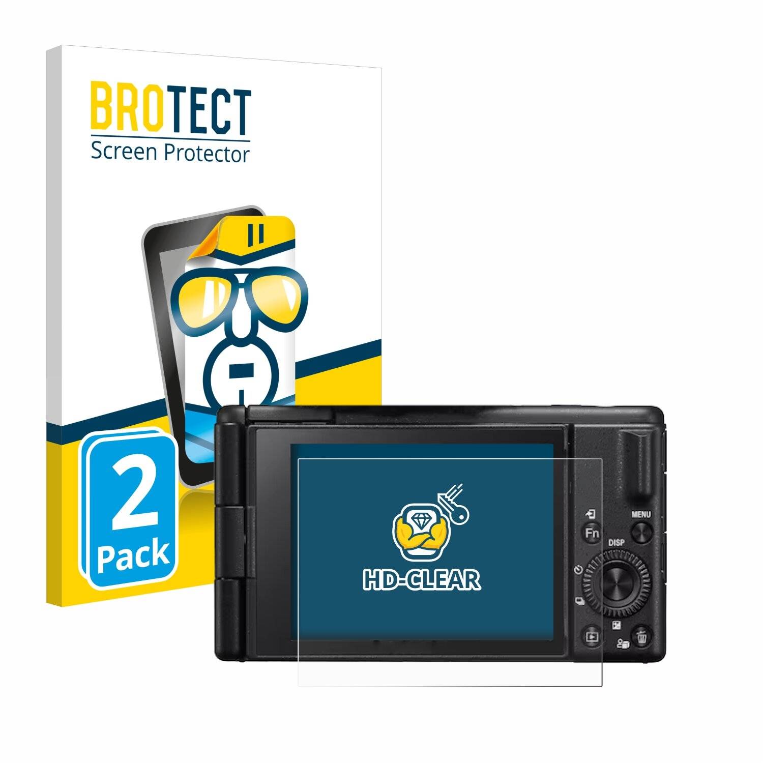 2x BROTECT HD-Clear Displayschutzfolie für Sony ZV-1 II