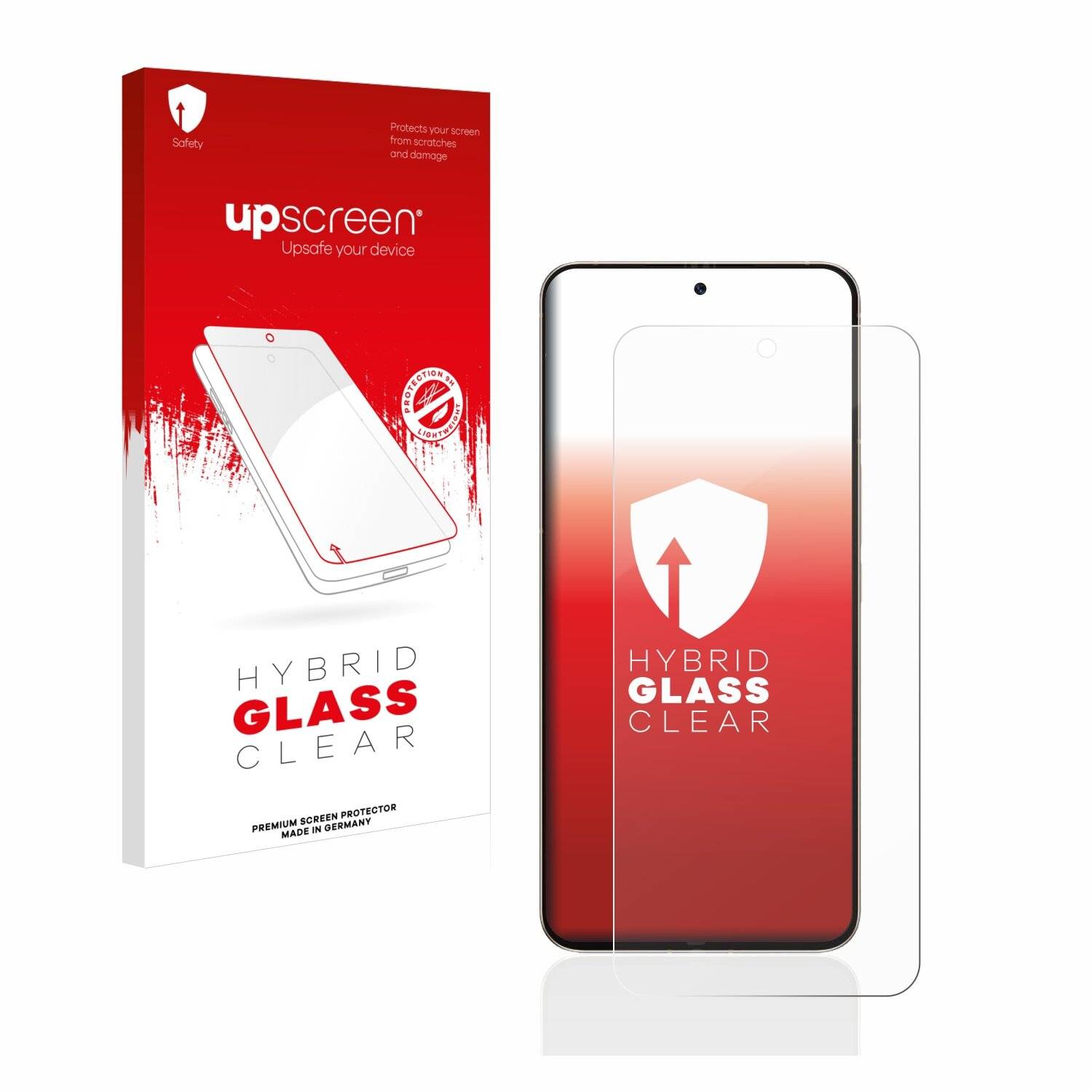 upscreen Hybrid Glass Clear Premium Schutzglas Folie für Meizu 20