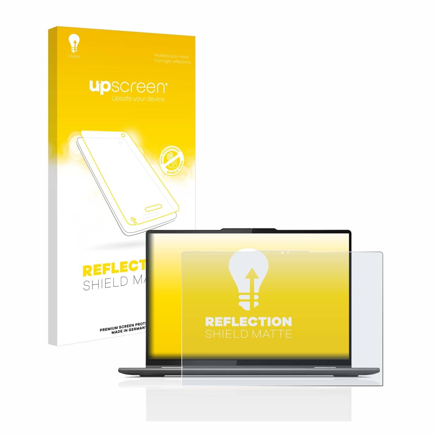 upscreen Reflection Shield Matte Premium Displayschutzfolie für Lenovo Yoga 7i Gen 8