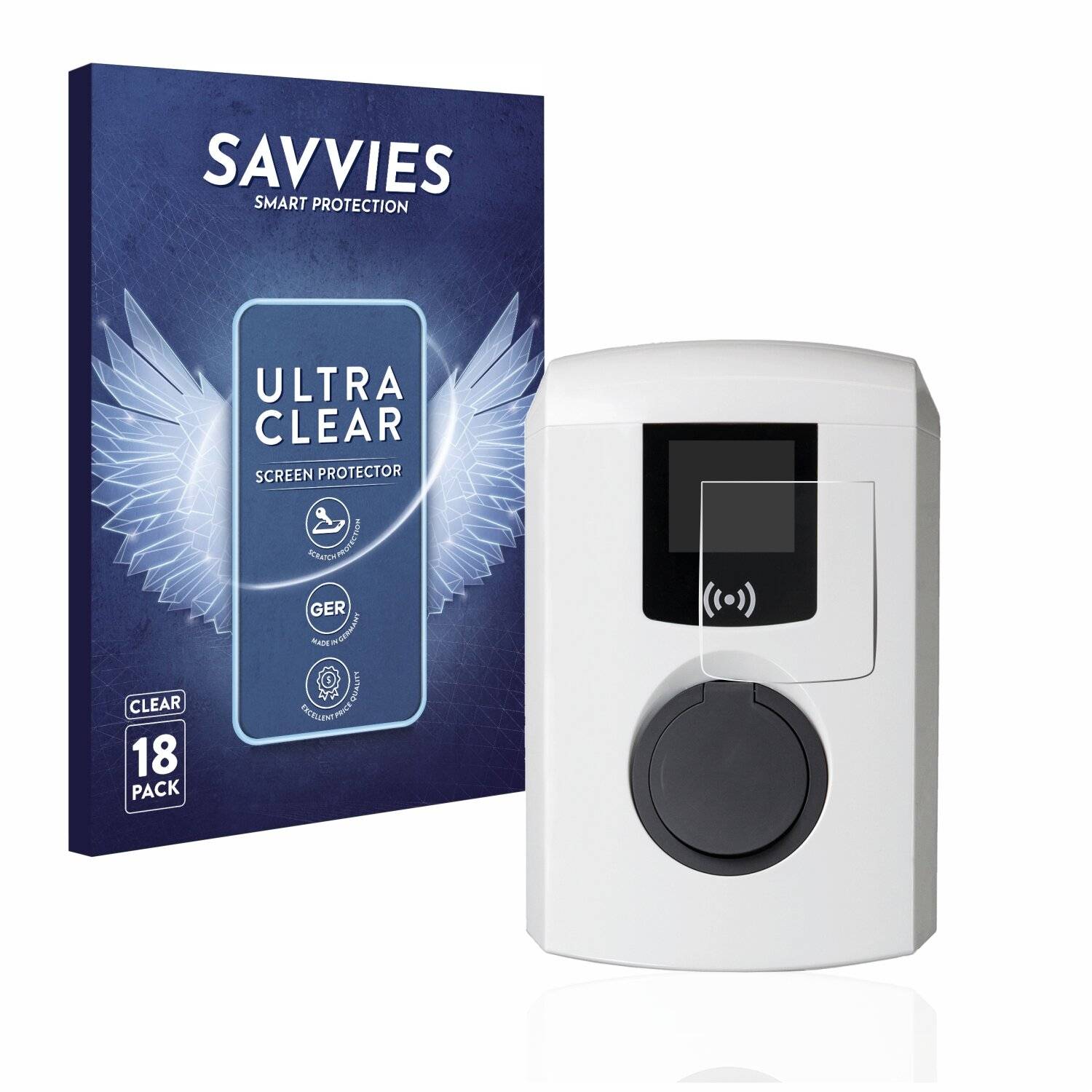 18x Savvies SU75 Displayschutzfolie für Alfen Eve Single