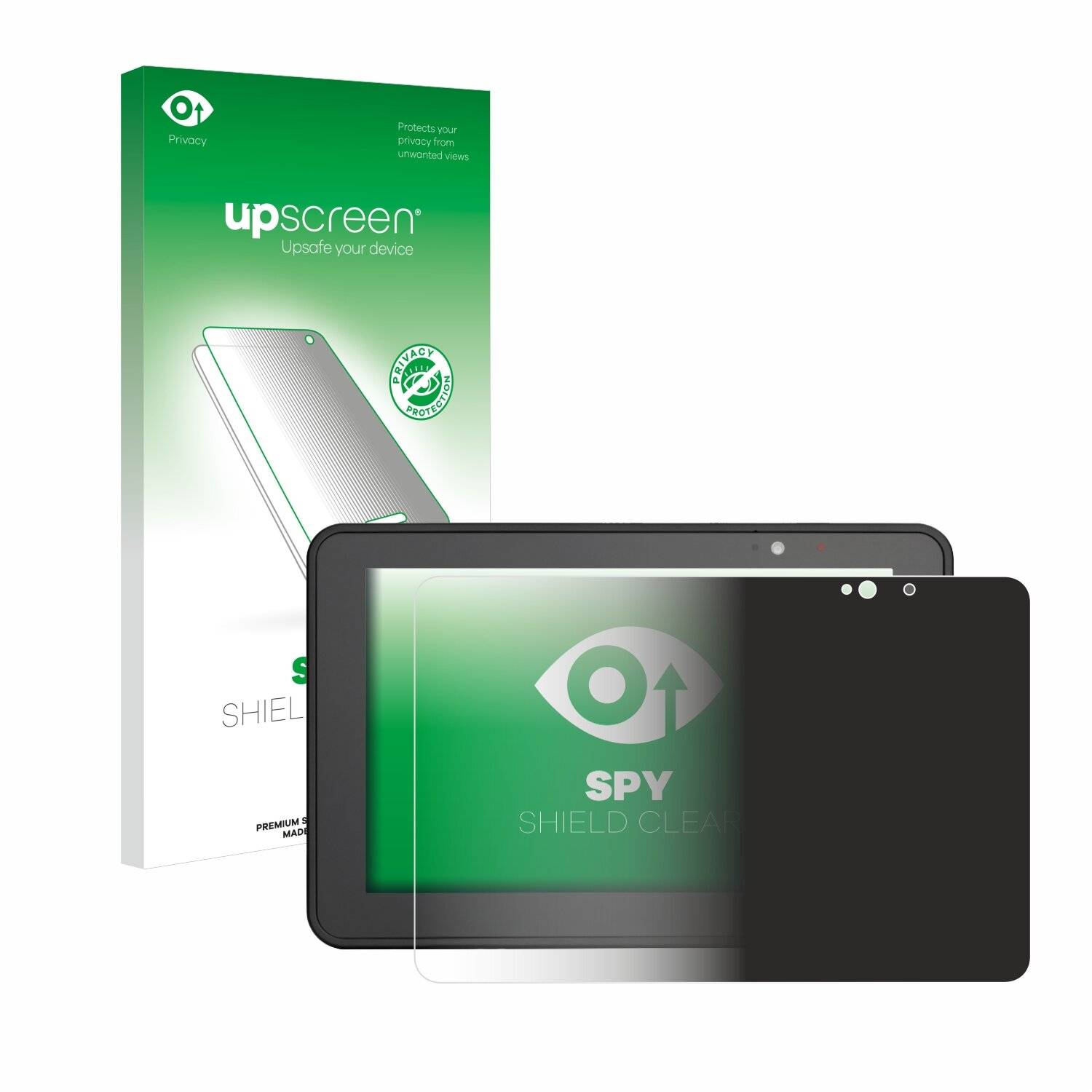 upscreen Spy Shield Clear Premium Blickschutzfolie für Zebra ET51
