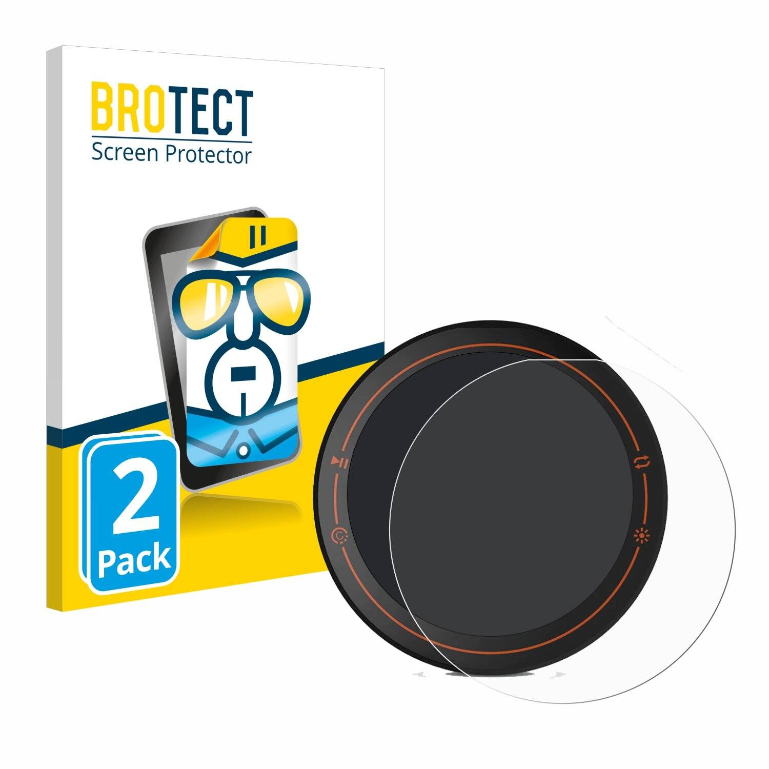 2x BROTECT HD-Clear Displayschutzfolie für Cycplus M2