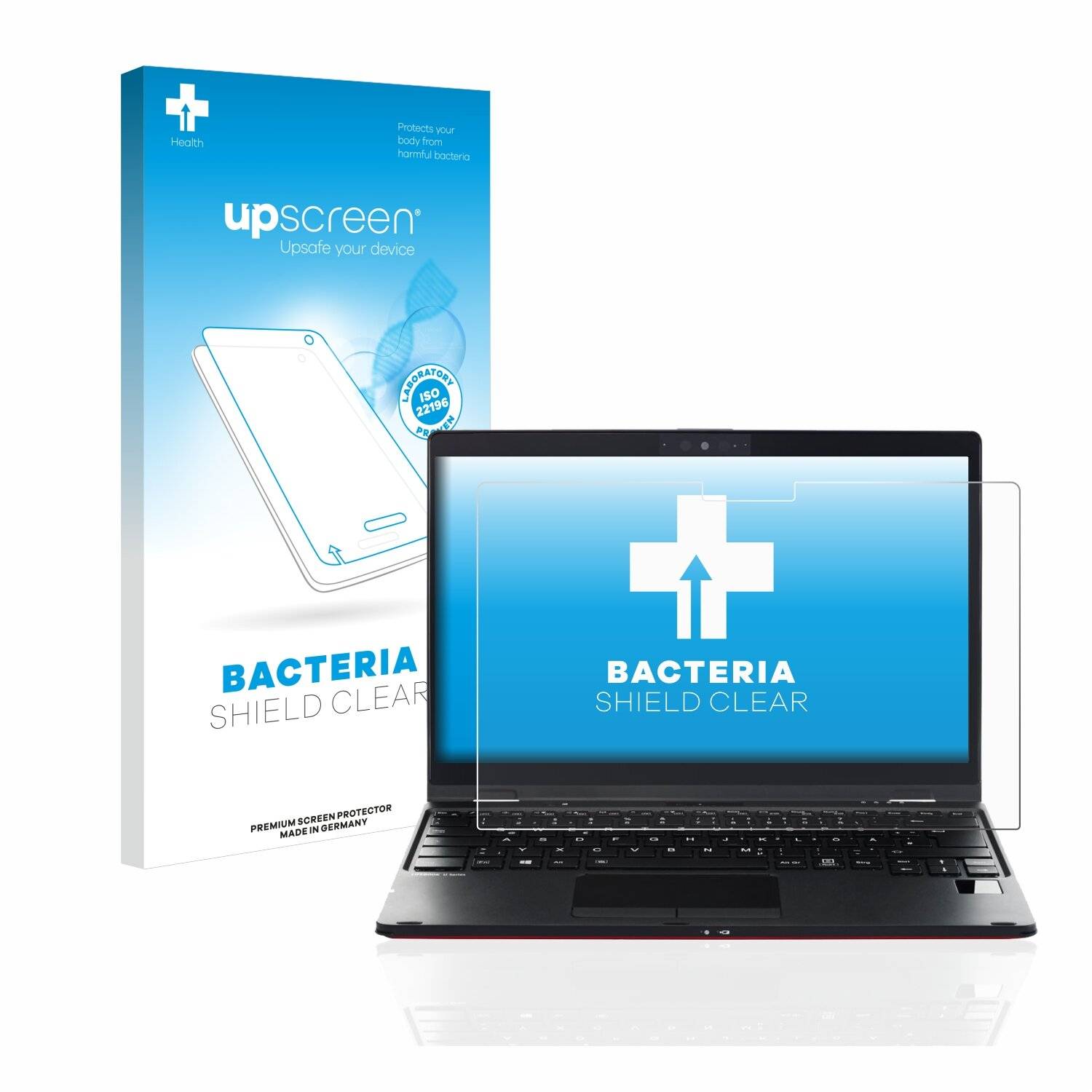 upscreen Bacteria Shield Clear Premium Antibakterielle Displayschutzfolie für Fujitsu