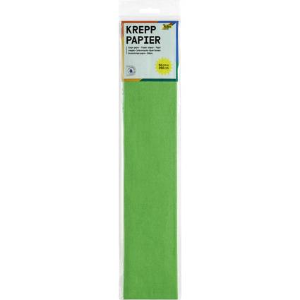 folia Krepppapier-Lagen, (B)500 mm x (L)2,5 m, gelbgrün