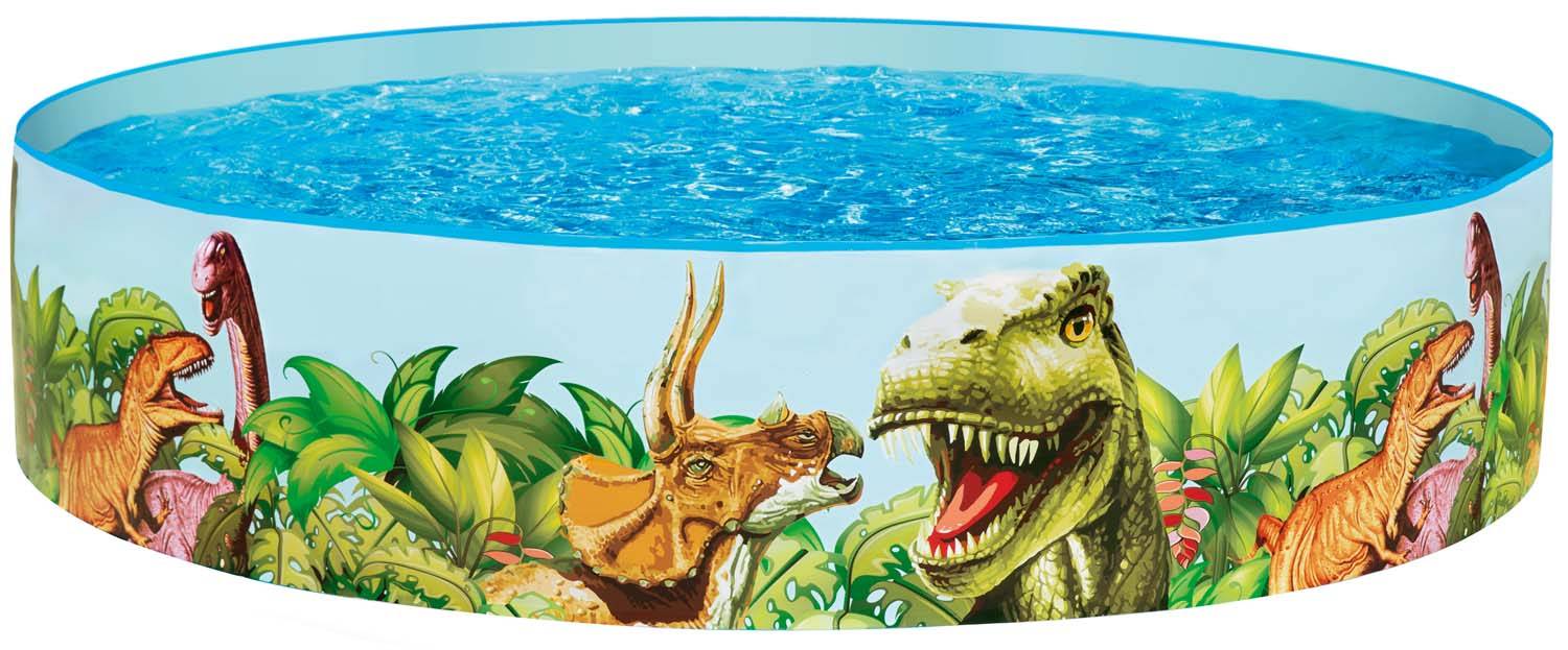 Bestway 55022 - Fill 'N Fun Planschbecken Dino, Ø 183 x 38 cm