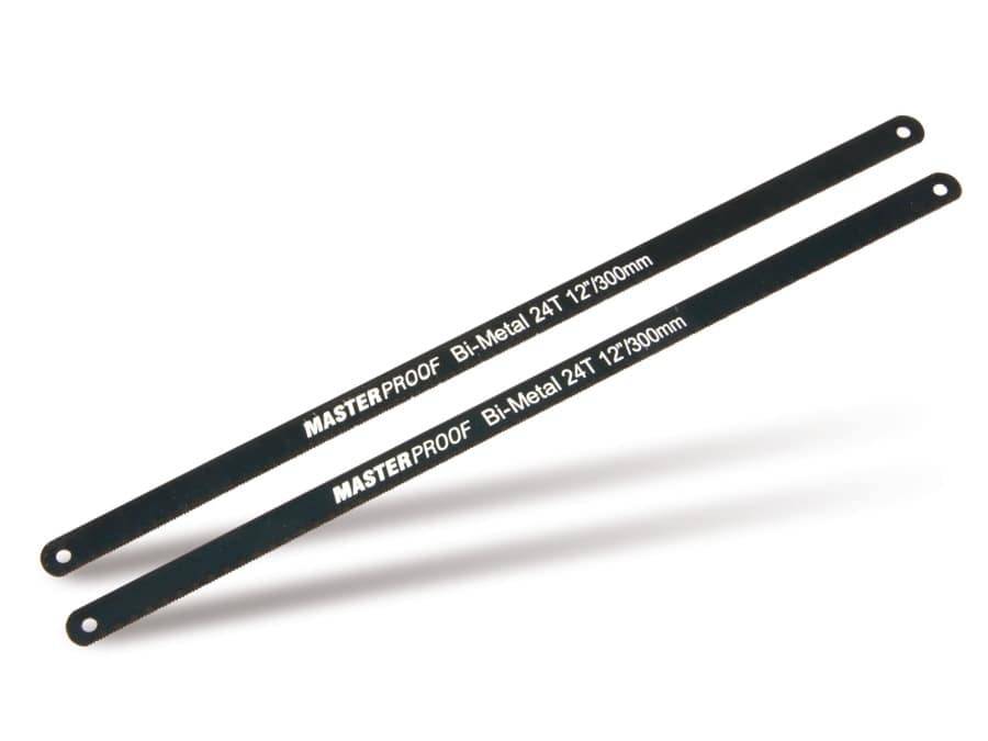MASTERPROOF Bi-Metall Ersatz-Sägeblätter 24T, 300 mm, 2 Stück