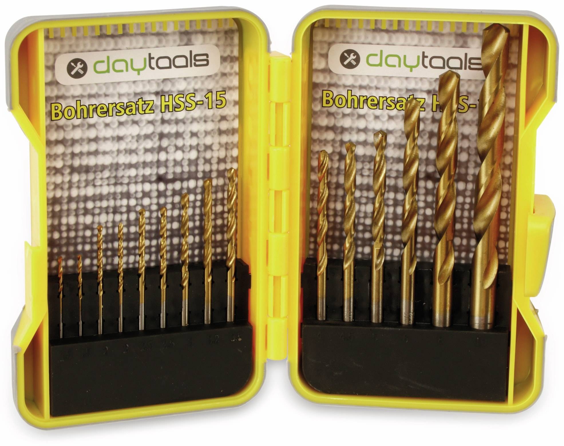 „Daytools Bohrersatz HSS-15
