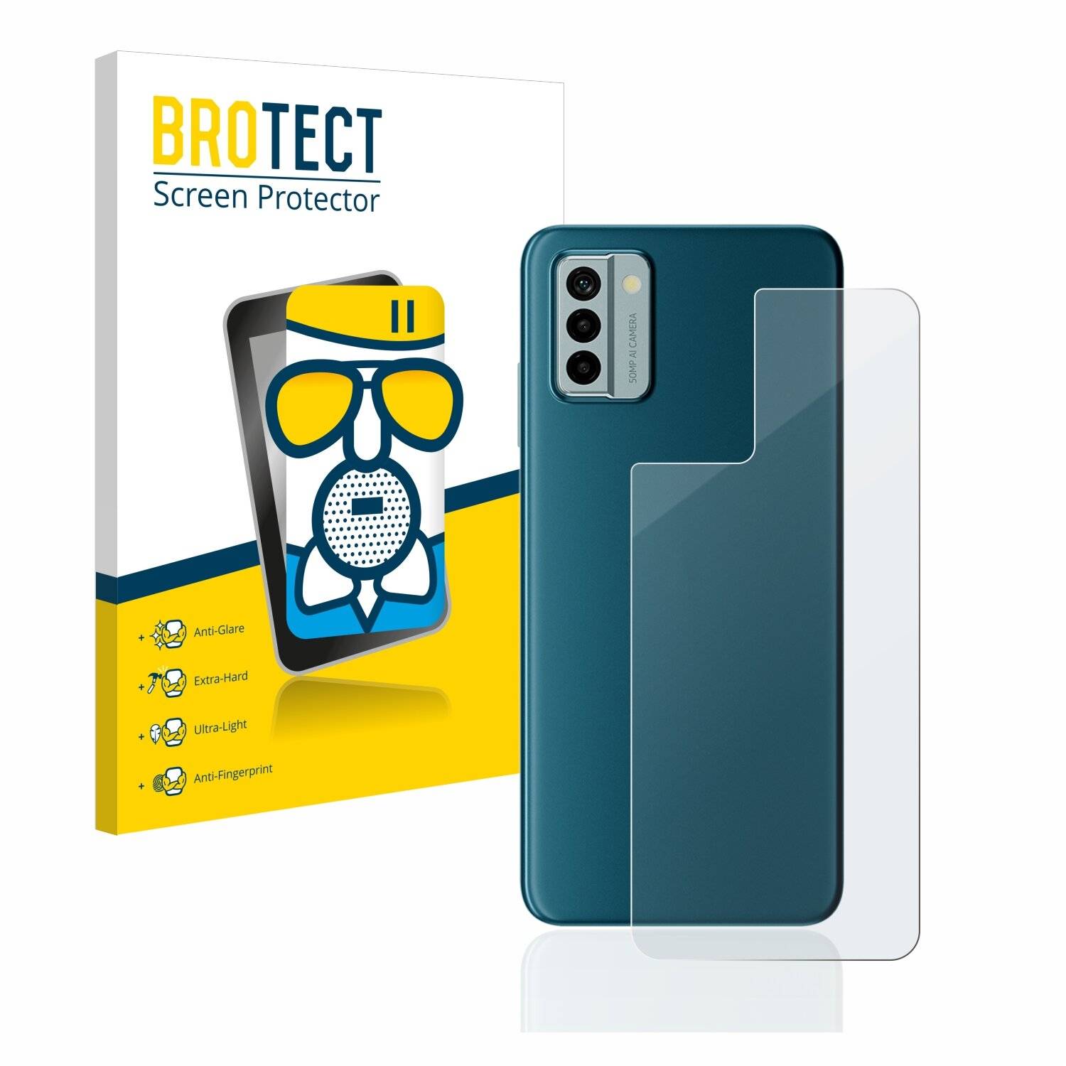 BROTECT AirGlass Matte Schutzglas Folie für Nokia G22