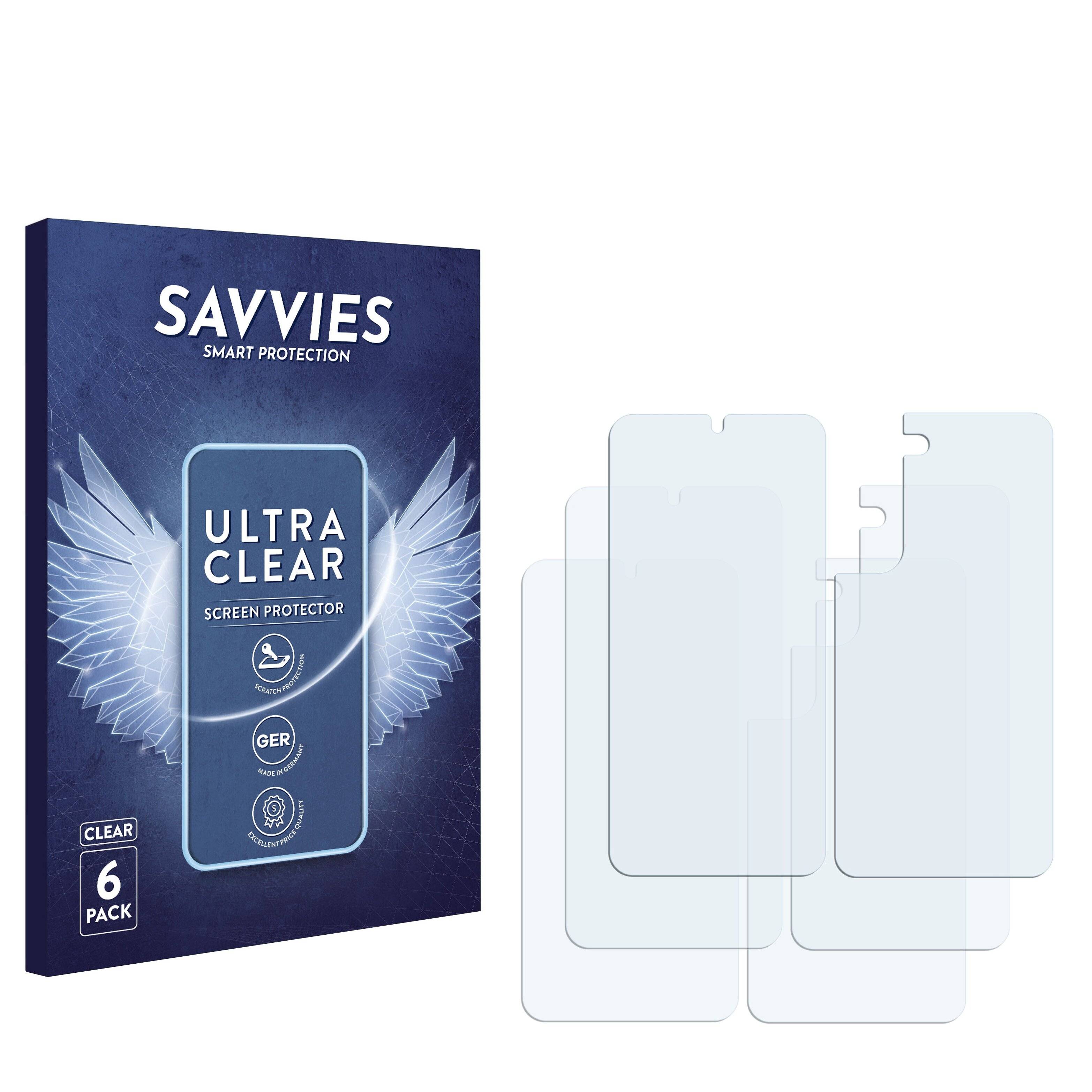6x Savvies SU75 Displayschutzfolie für Samsung Galaxy S22 Enterprise Edition