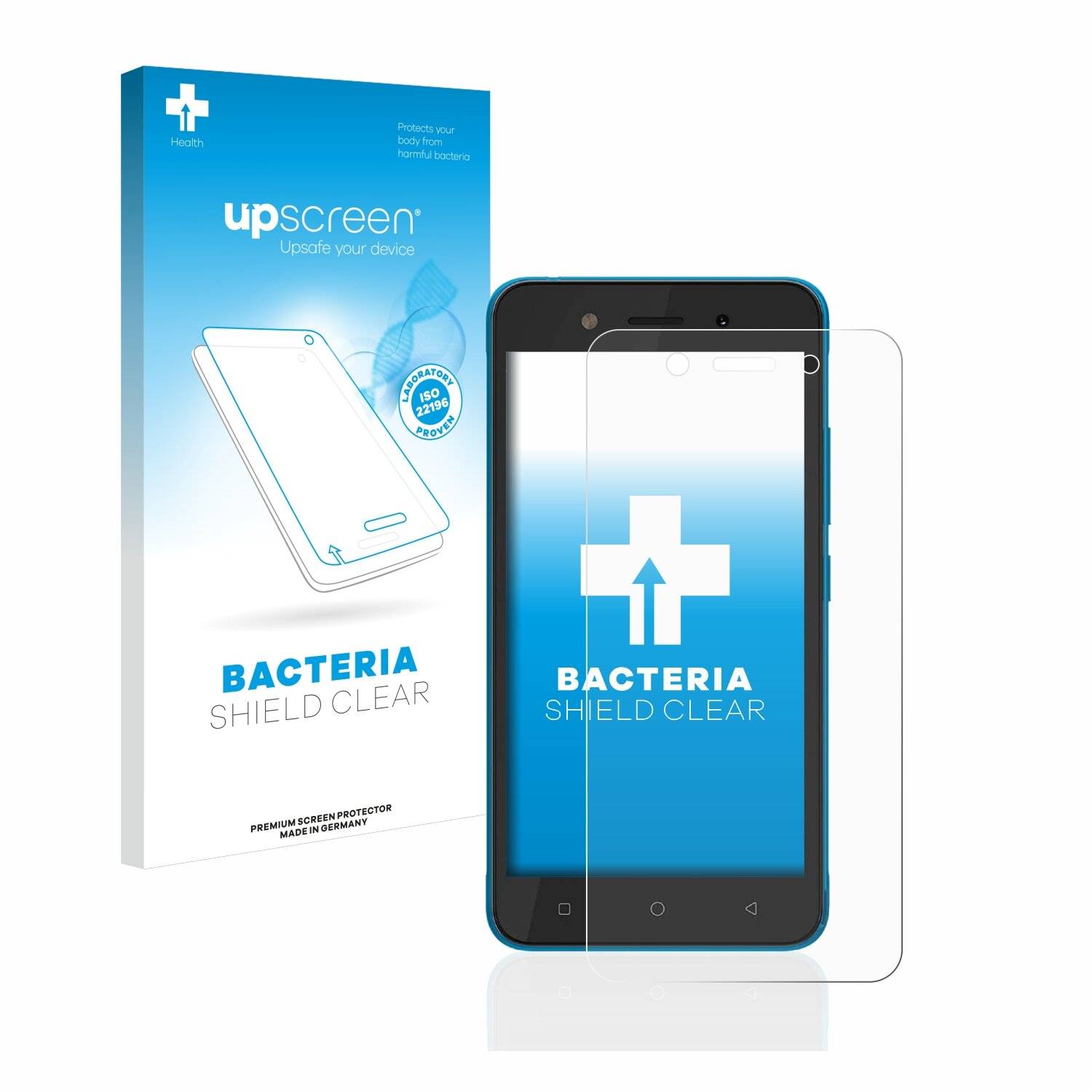 upscreen Bacteria Shield Clear Premium Antibakterielle Displayschutzfolie für Itel A23