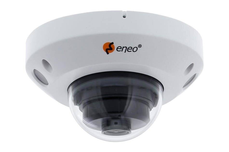 eneo IND-45F0022M0A, Mini Netzwerk Dome Kamera Fix, 2880x1620, Tag/Nacht, WDR, AI, 2,2mm, IR, 12VDC, PoE, IP66