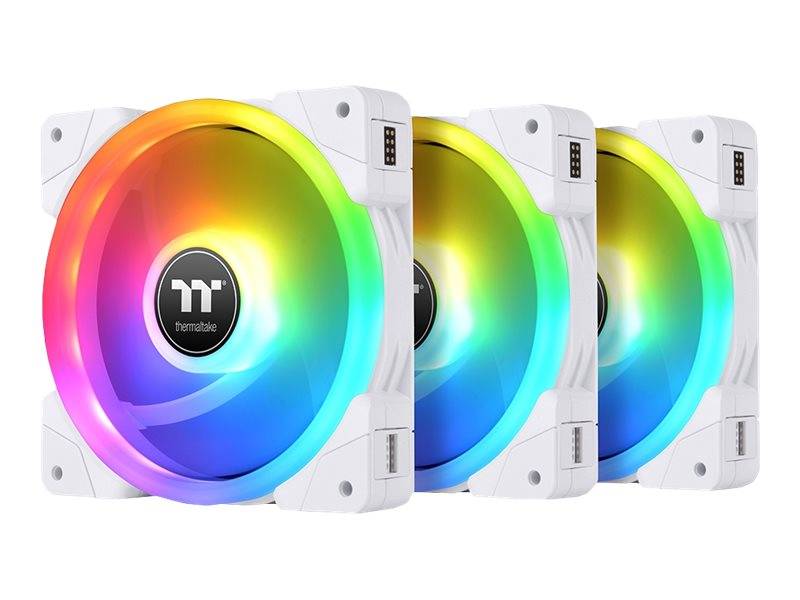 Thermaltake SWAFAN EX14 ARGB - Premium Edition - Gehäuselüfter - 140 mm - weiß (Packung mit 3)