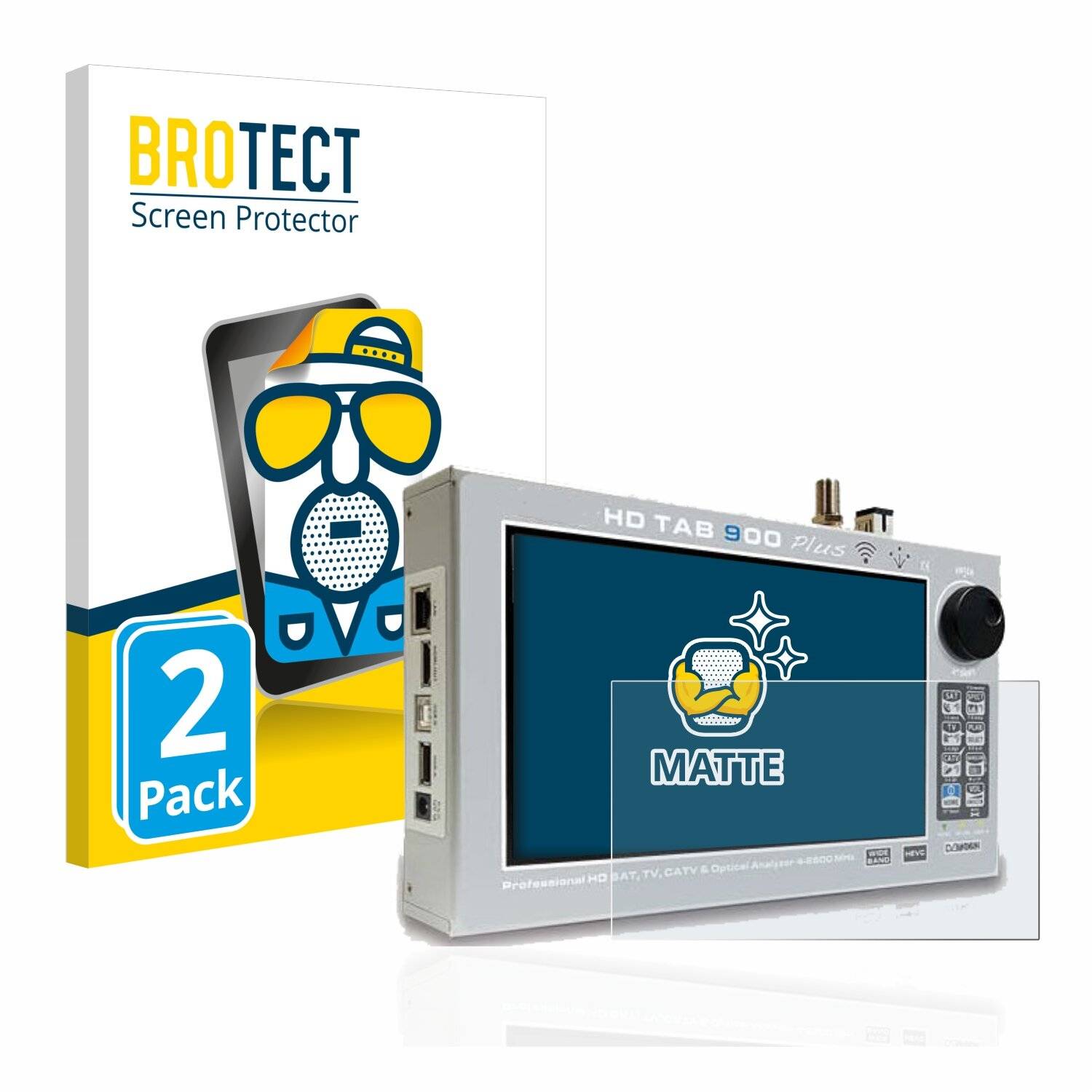 2x BROTECT Matte Displayschutzfolie für Rover TAB 900 Plus - Entspiegelt,