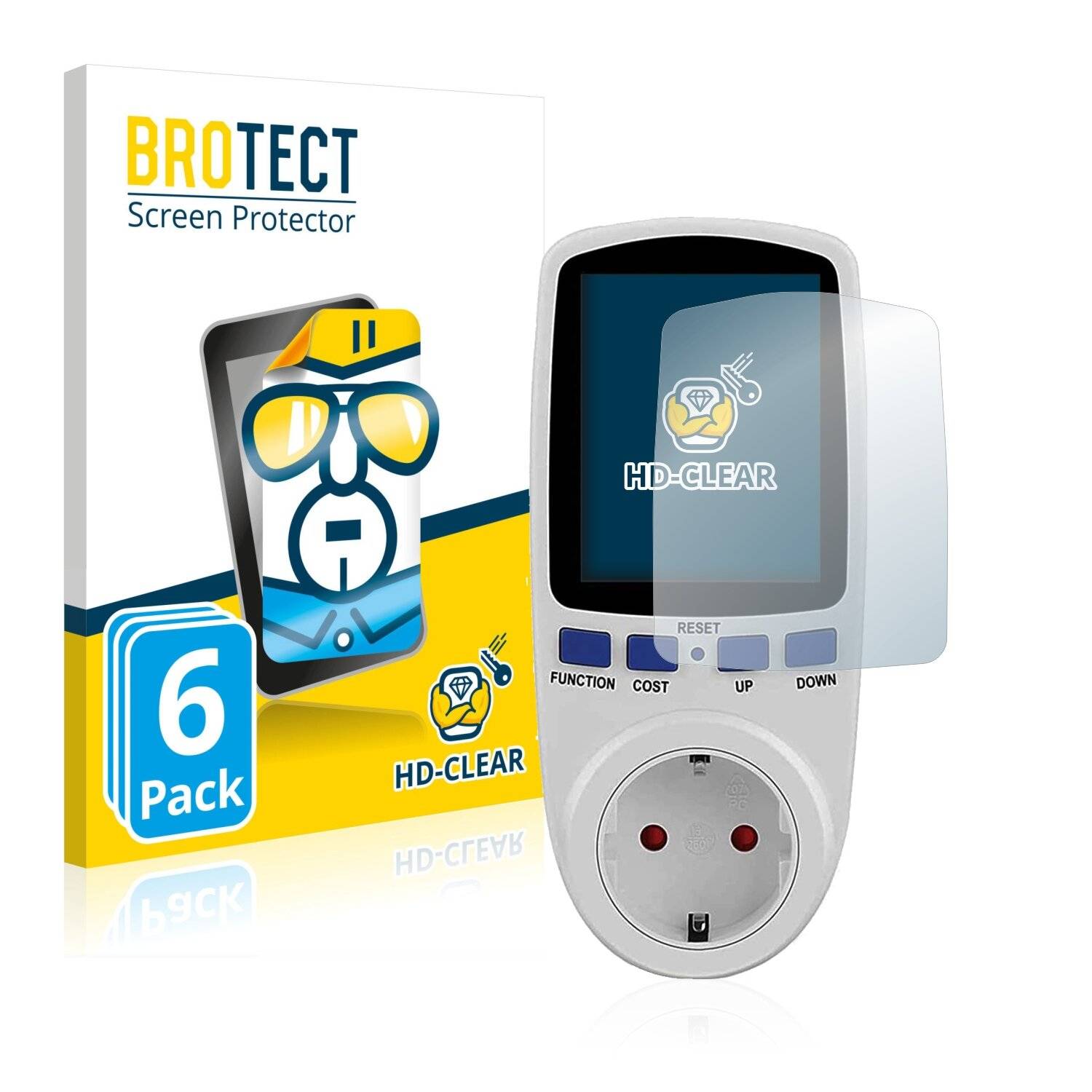 6x BROTECT HD-Clear Displayschutzfolie für MECHEER