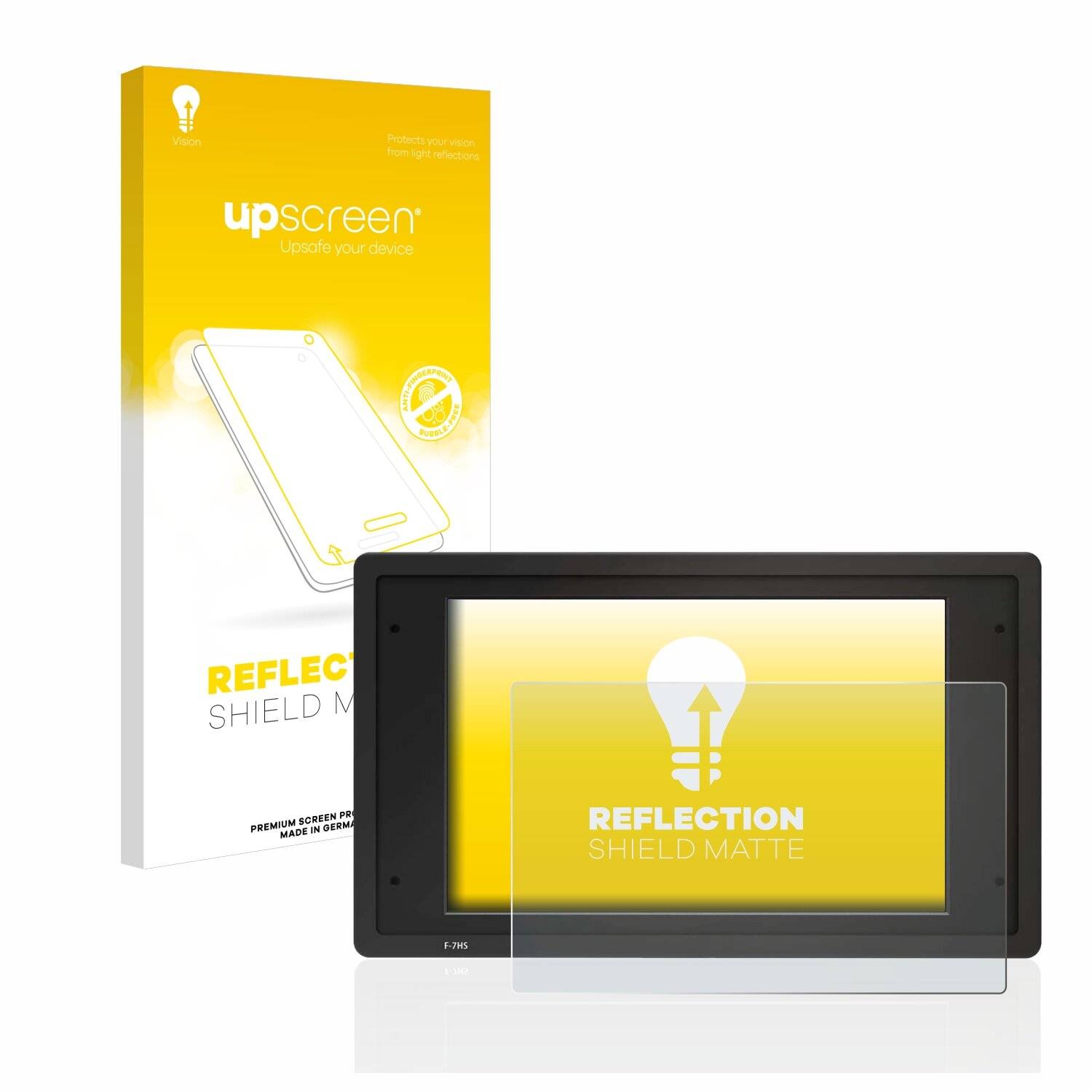 upscreen Reflection Shield Matte Premium Displayschutzfolie für TVlogic