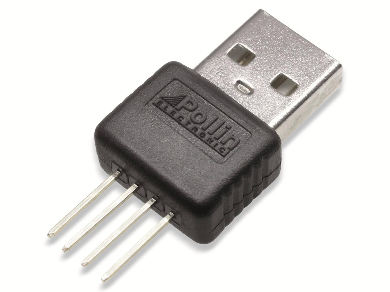 Steckverbinder, USB A, Printmontage, Stecker