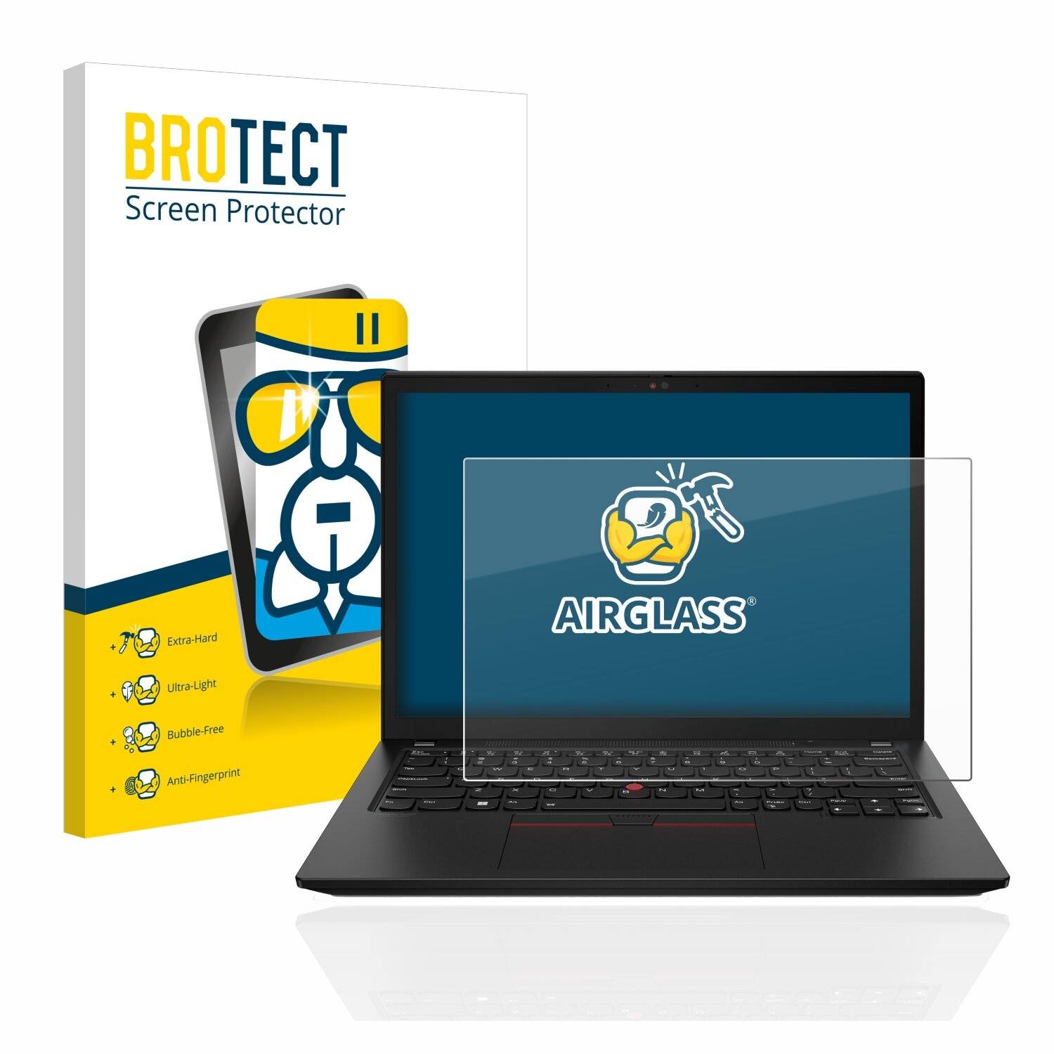 BROTECT AirGlass Schutzglas Folie für Lenovo ThinkPad X13 Gen