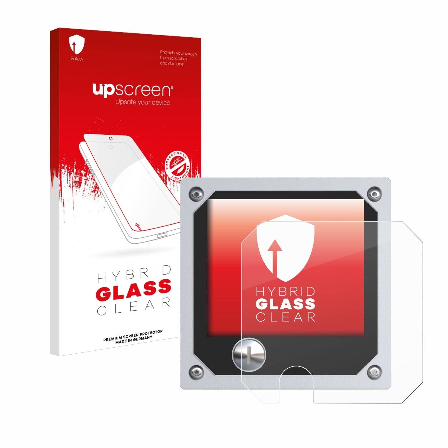upscreen Hybrid Glass Clear Premium Schutzglas Folie für burster Resistomat