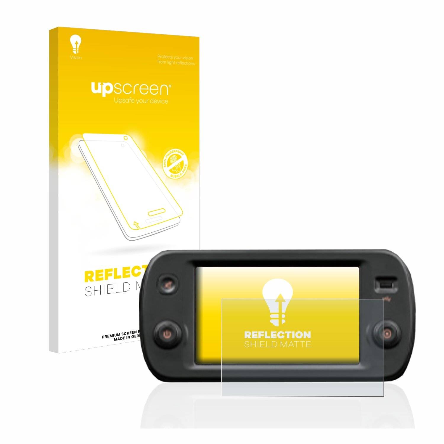 upscreen Reflection Shield Matte Premium Displayschutzfolie für Fiat Panda my23 UConnect