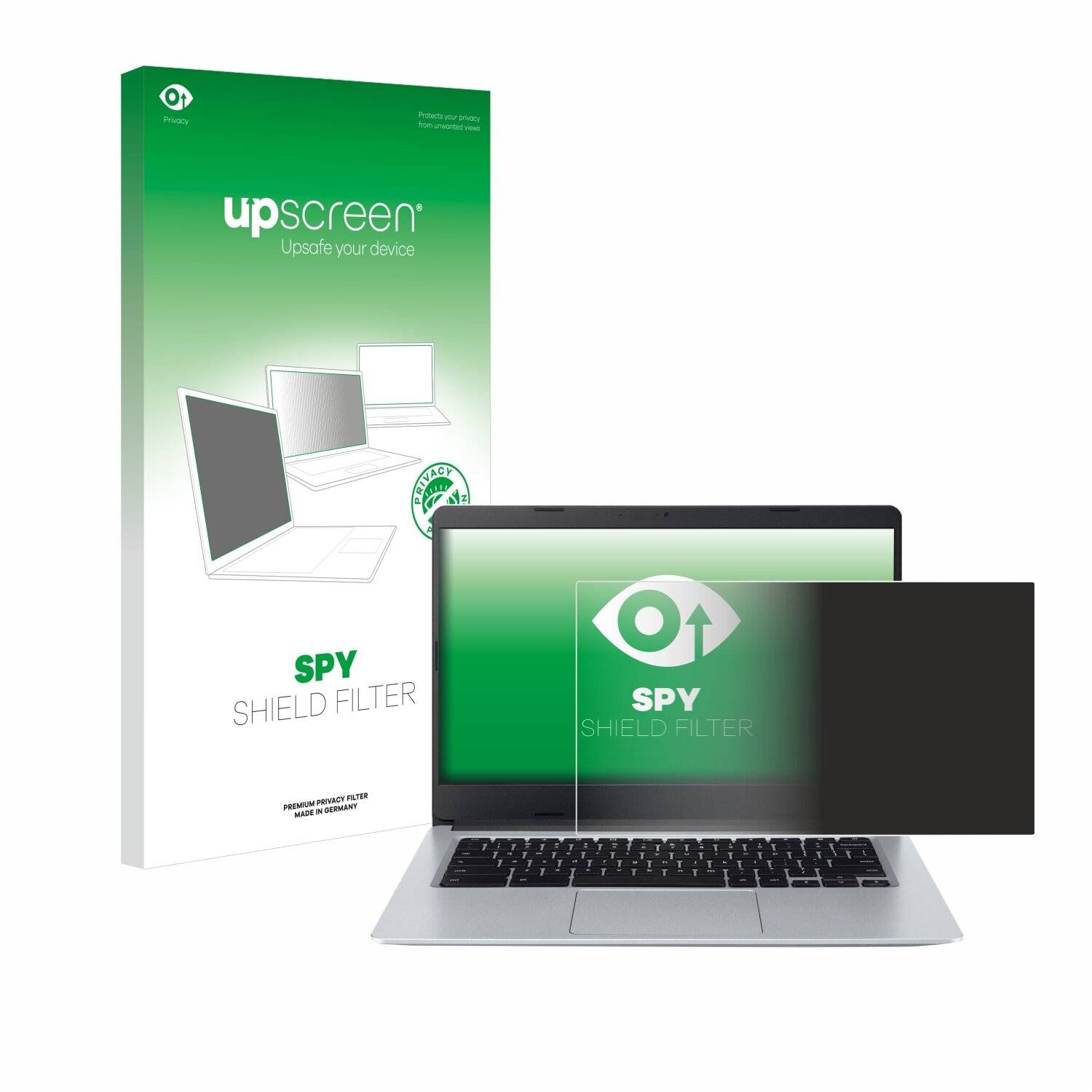 upscreen Spy Shield Filter Premium Blickschutzfilter für Acer Chromebook Spin 314