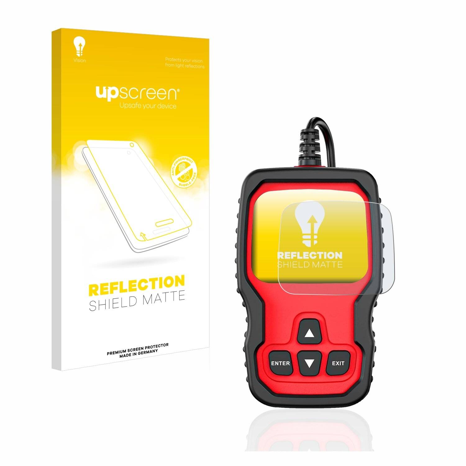 upscreen Reflection Shield Matte Premium Displayschutzfolie für Ancel VD