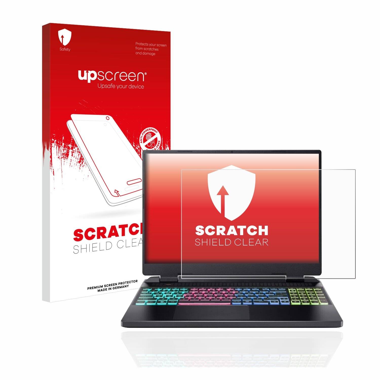 upscreen Scratch Shield Clear Premium Displayschutzfolie für Acer Nitro