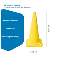Dönges XXL Pylon, gelb Dönges XXL Pylon, gelb