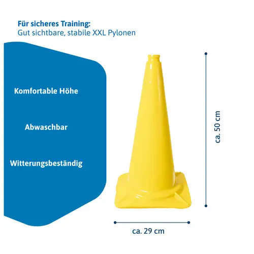 Dönges XXL Pylon, gelb Dönges XXL Pylon, gelb