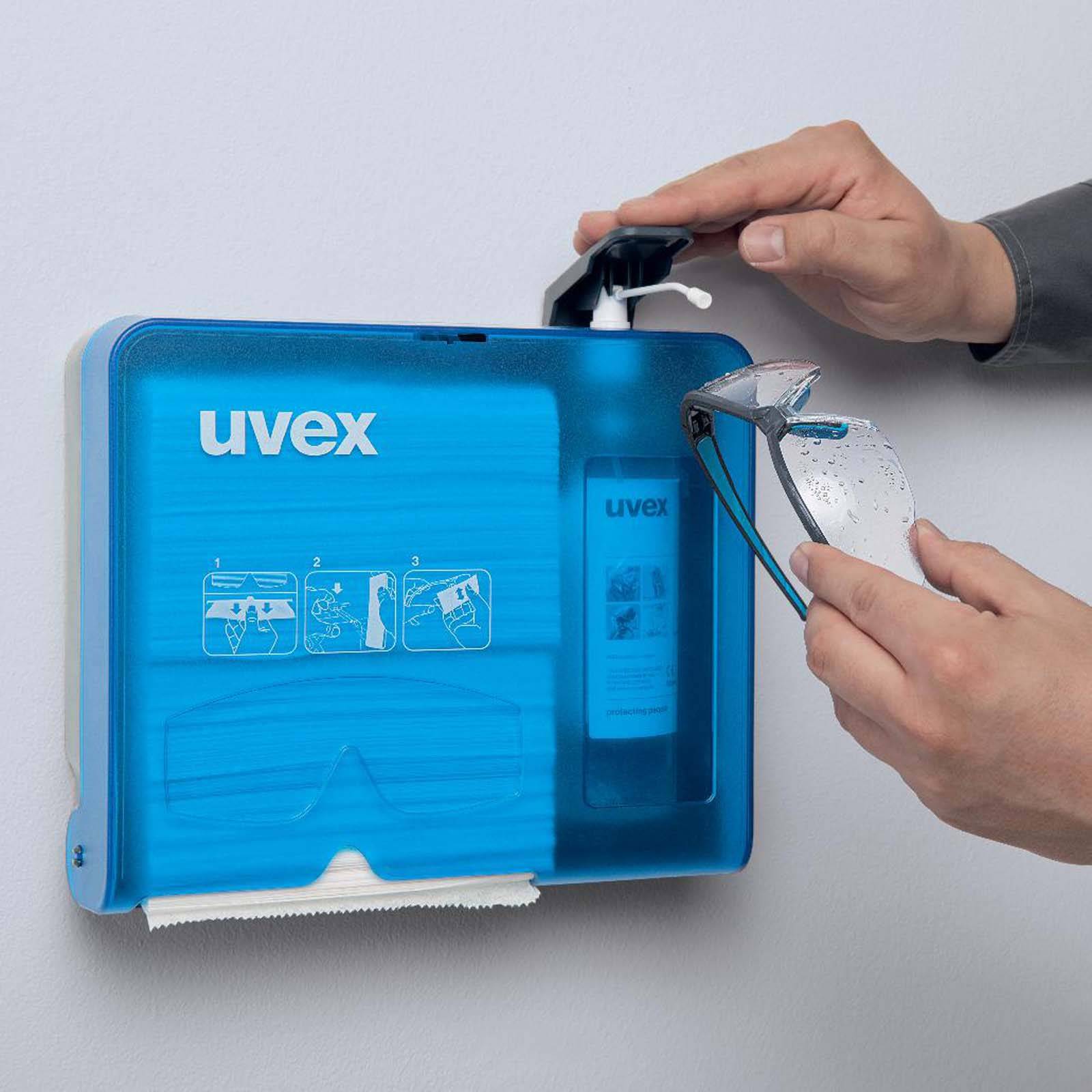 uvex Brillenreinigungsstation