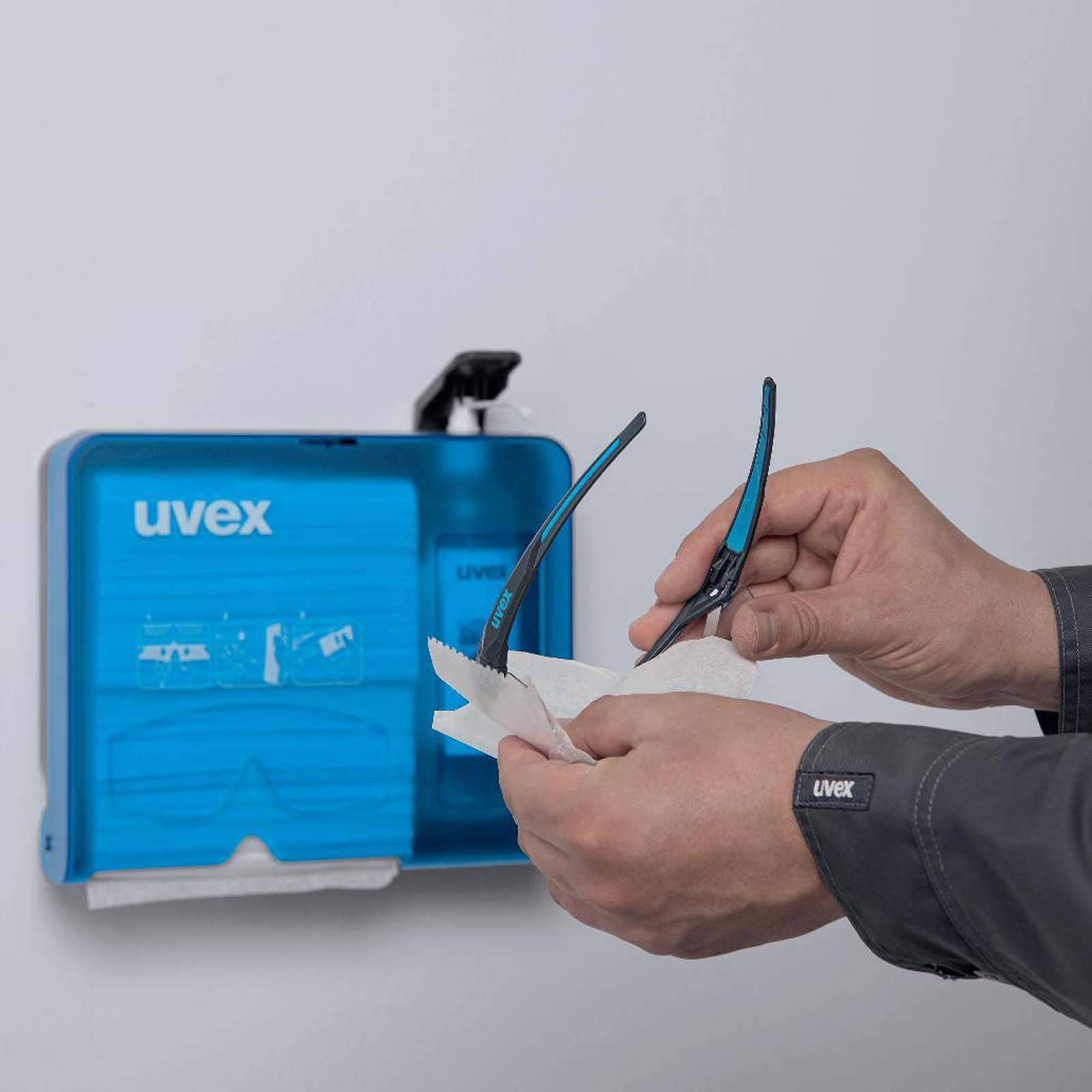 uvex Brillenreinigungsstation