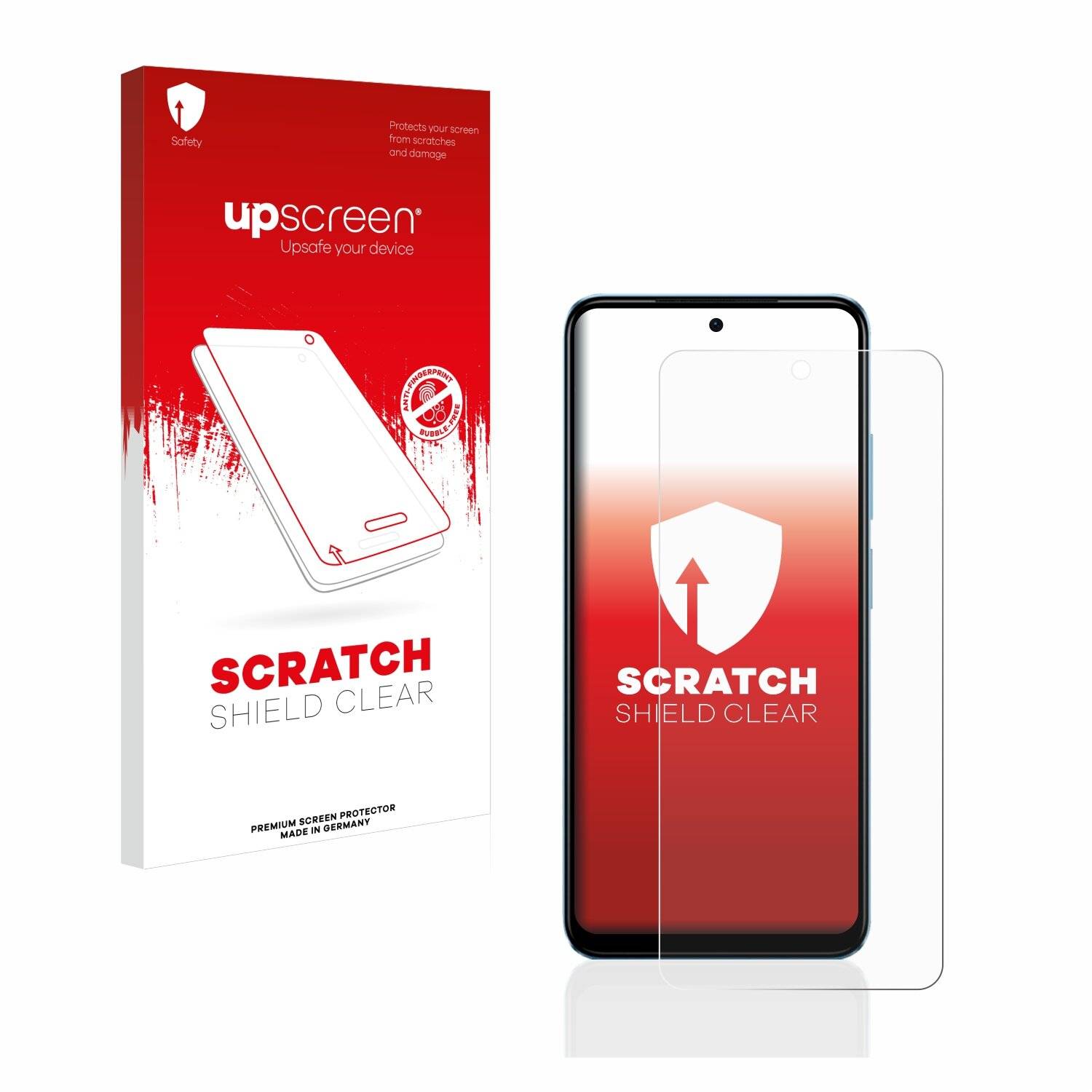 upscreen Scratch Shield Clear Premium Displayschutzfolie für Xiaomi Redmi Note