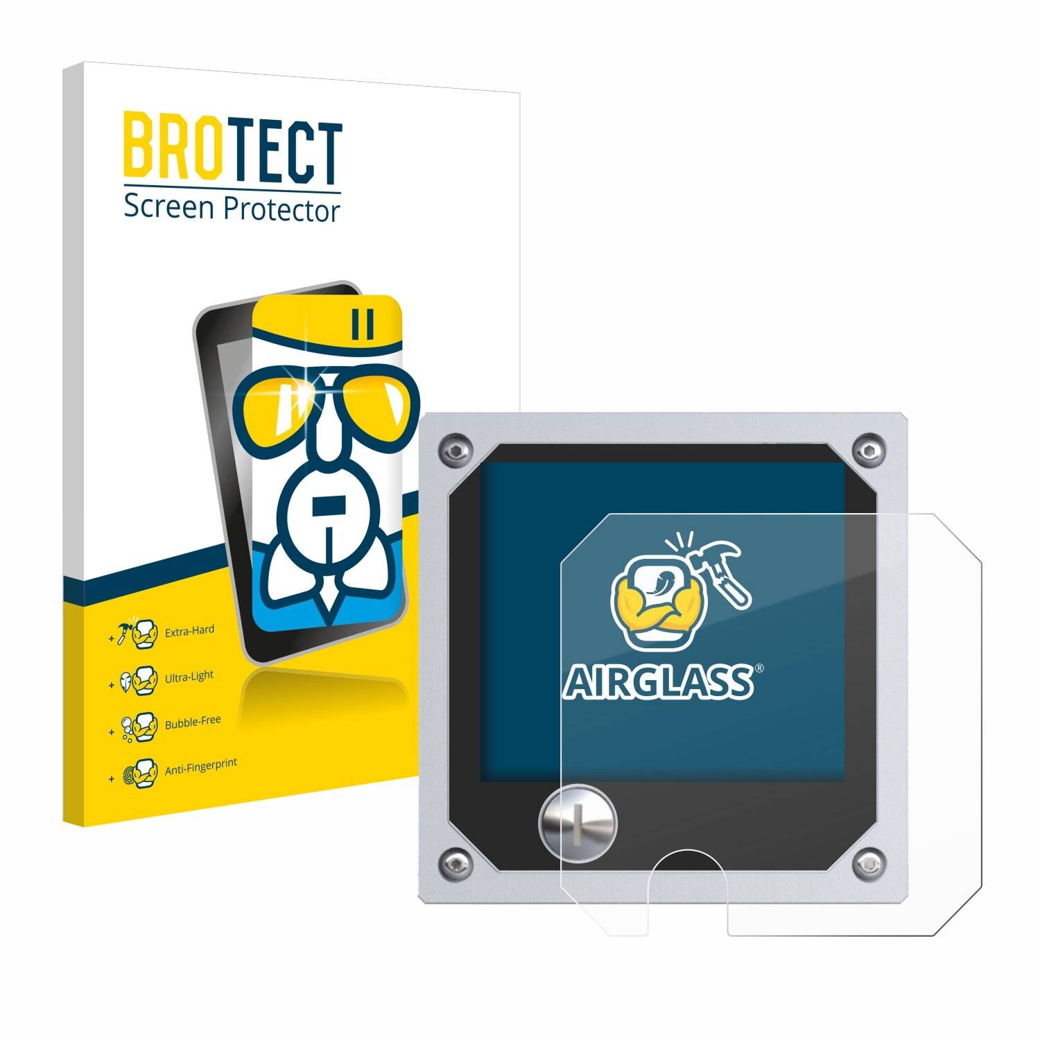 BROTECT AirGlass Schutzglas Folie für burster Resistomat