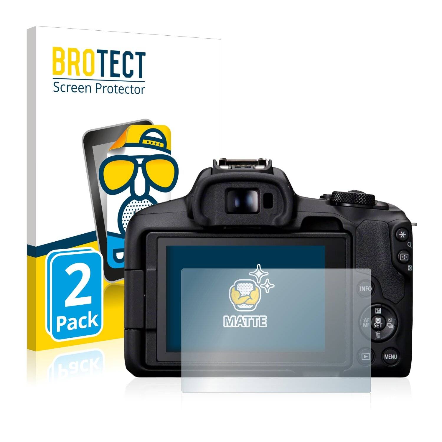 2x BROTECT Matte Displayschutzfolie für Canon EOS R50 - Entspiegelt,