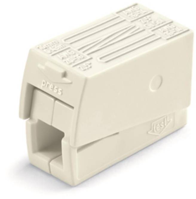 WAGO 224-112 2-Leiter-Leuchtenklemme, Drücker Leuchtenseite (Inhalt 100 Stück) Install.Baumaterial