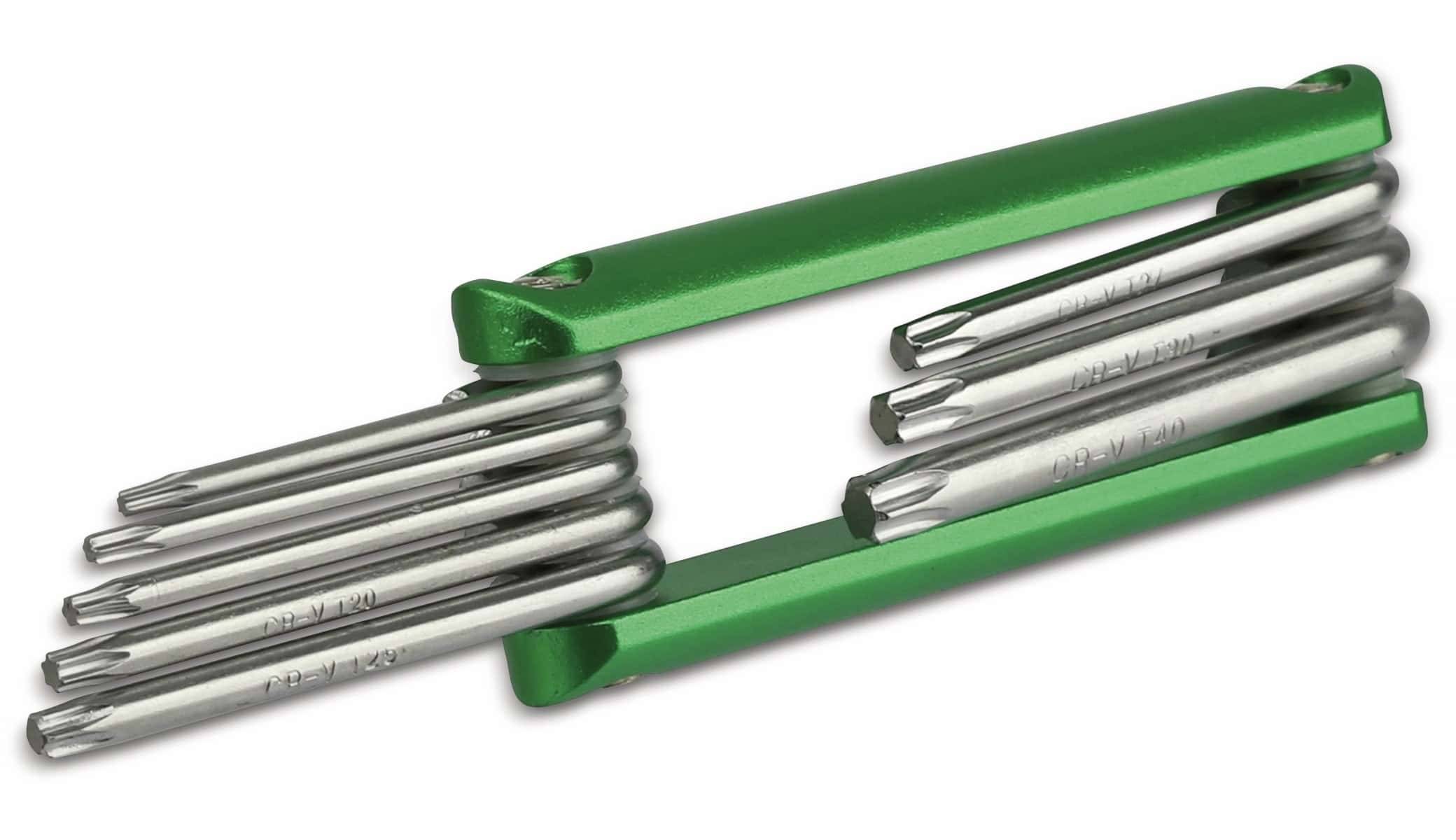 DAYTOOLS Innenstern-Schlüsselsatz SLT940, 8-teilig, T9...T40